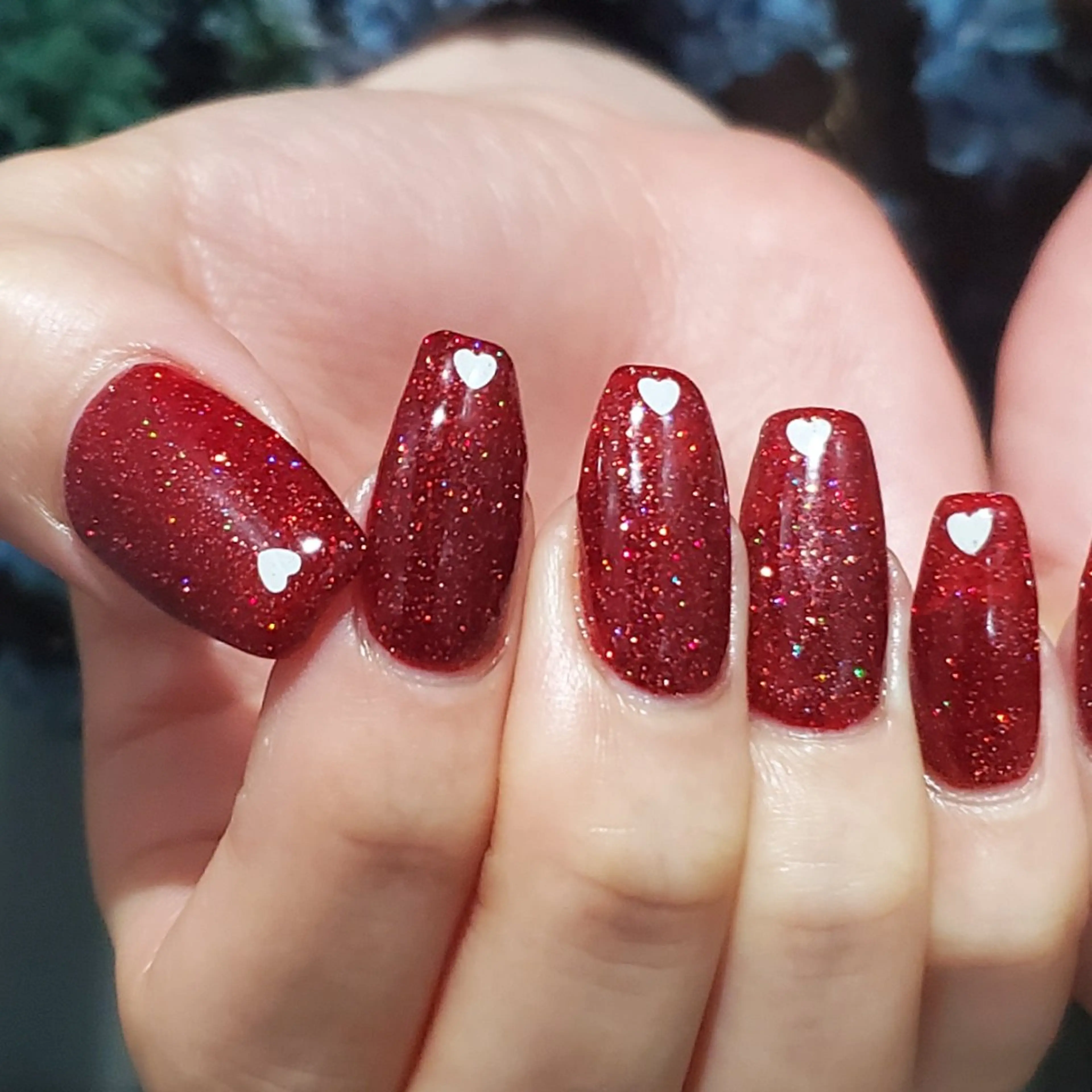 ネイル フラッシュネイル ハート MOM  原宿店所属・MoM マムネイル原宿のネイルデザイン