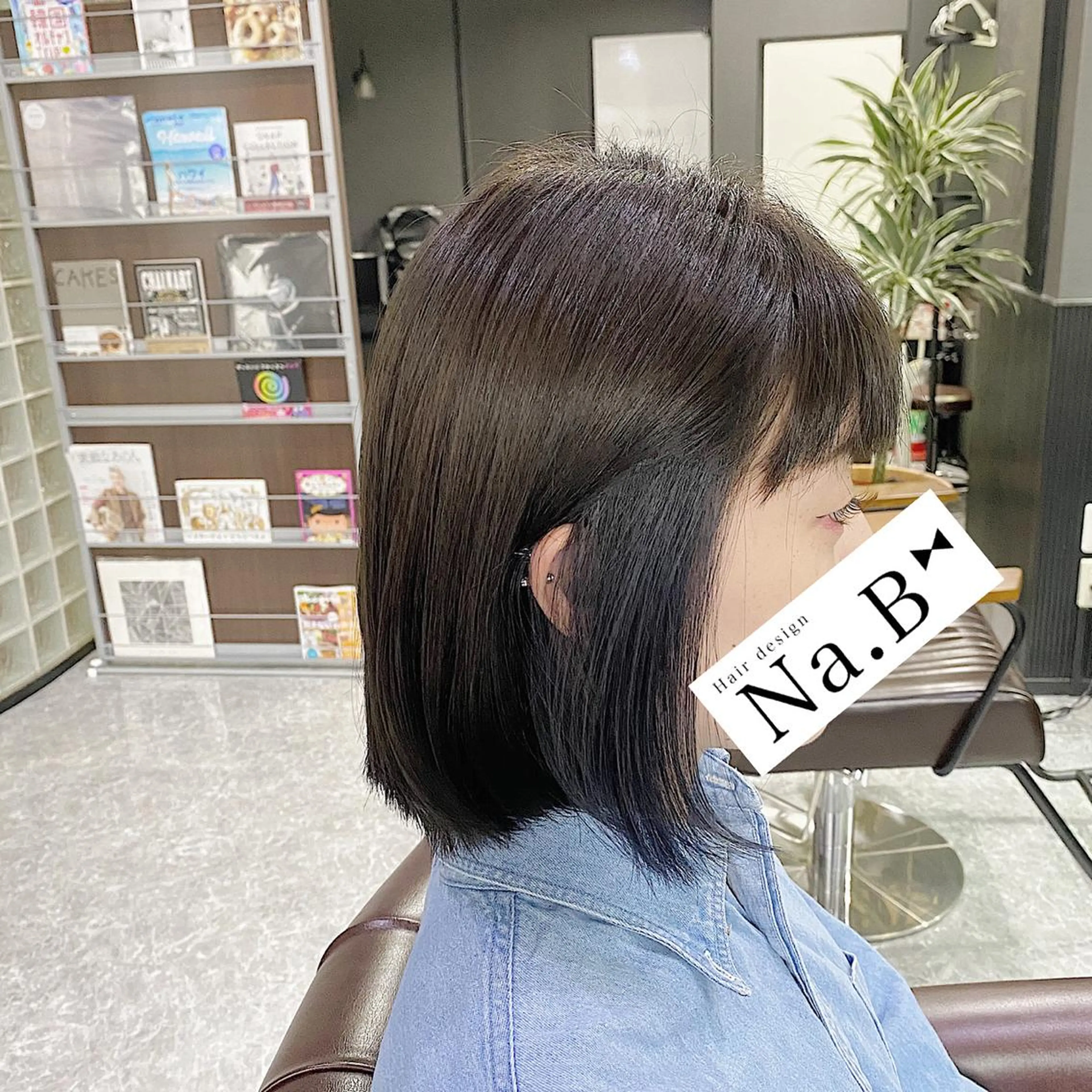 ミディアム カラー Hair design Na.B所属・ジユン 지윤のヘアスタイル