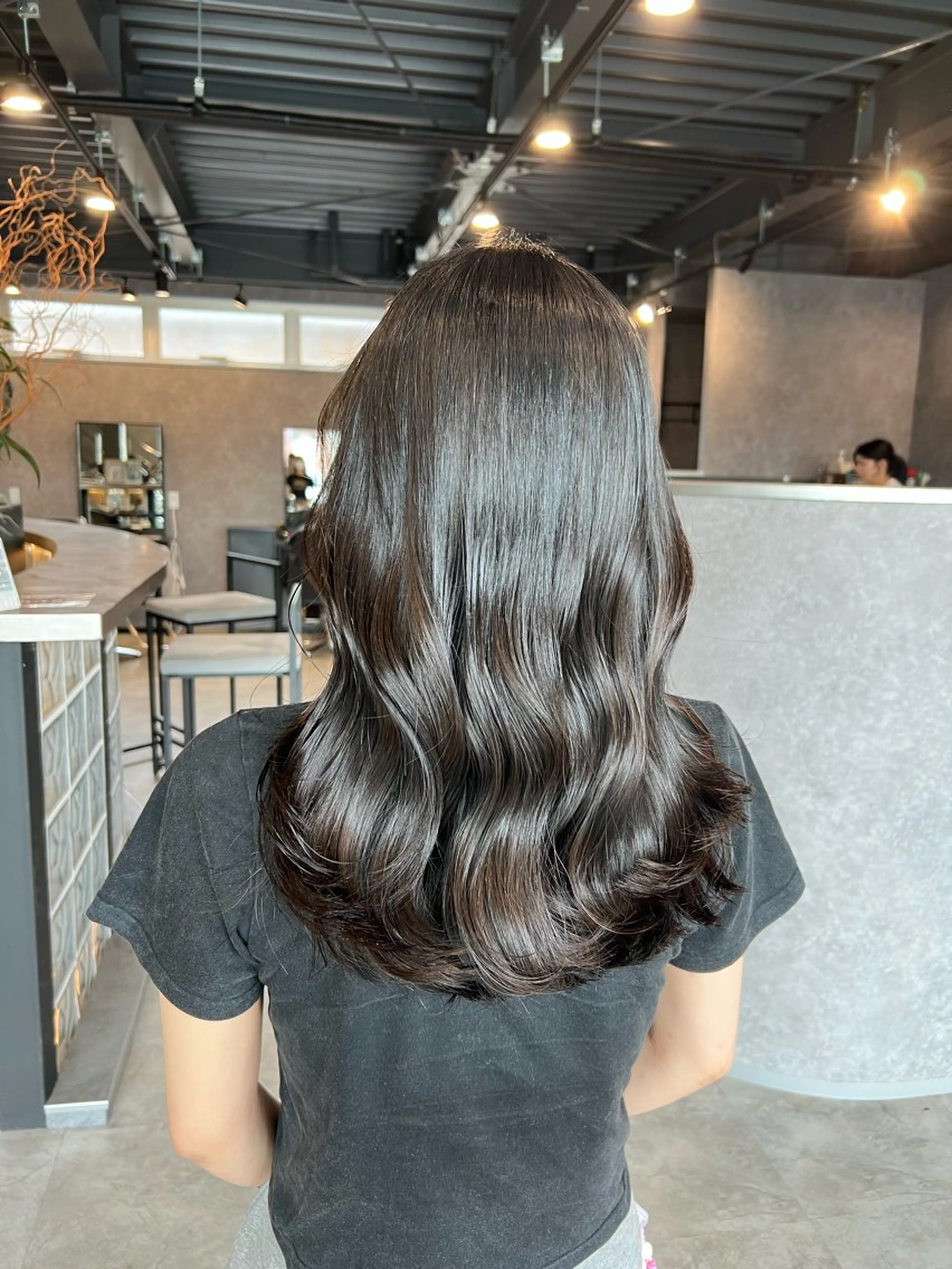 ブリーチなしダブルカラーの写真