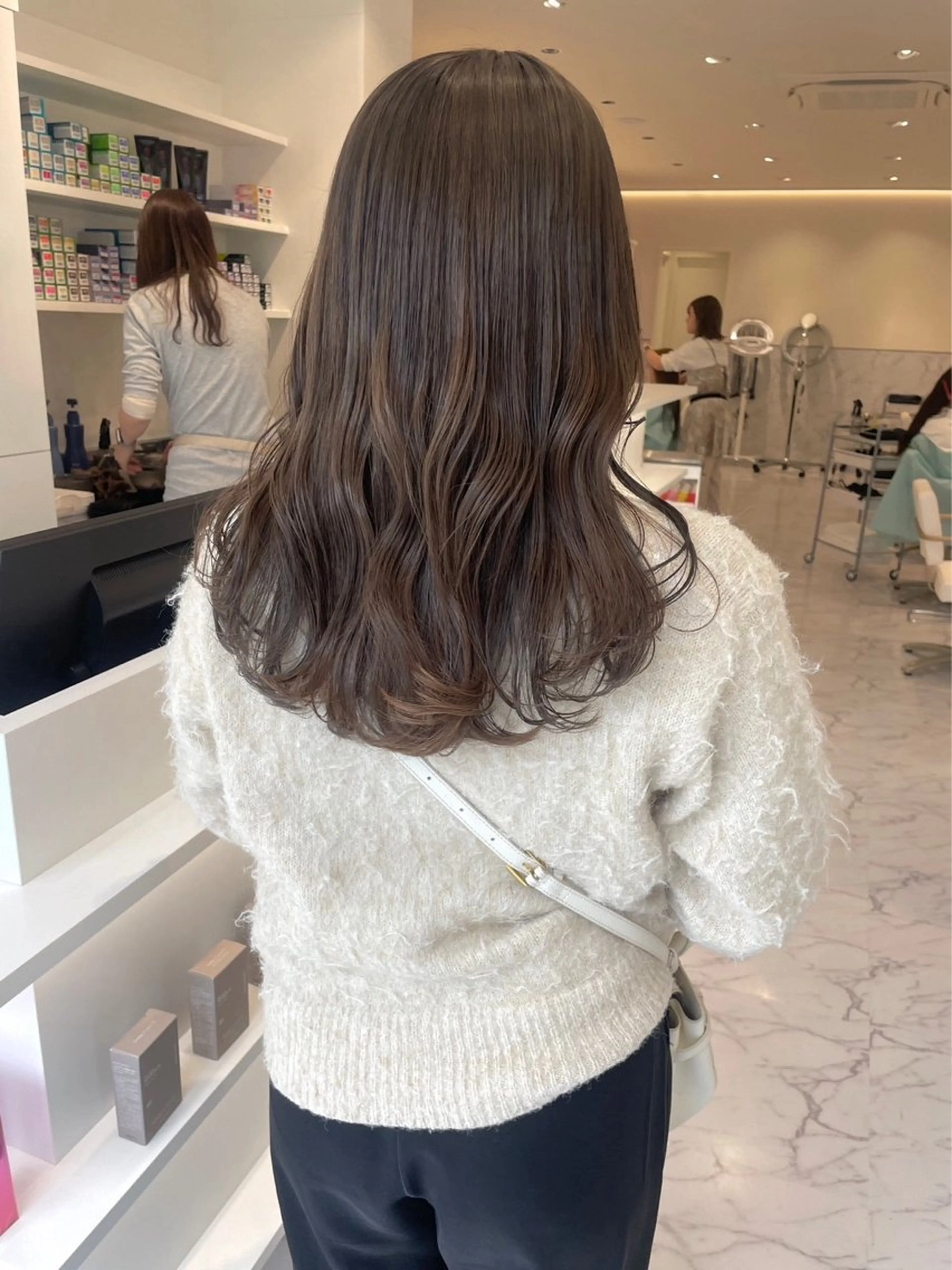 ロング カラー ヘアカラー ParveMix🍀 藤原愛未のヘアスタイル