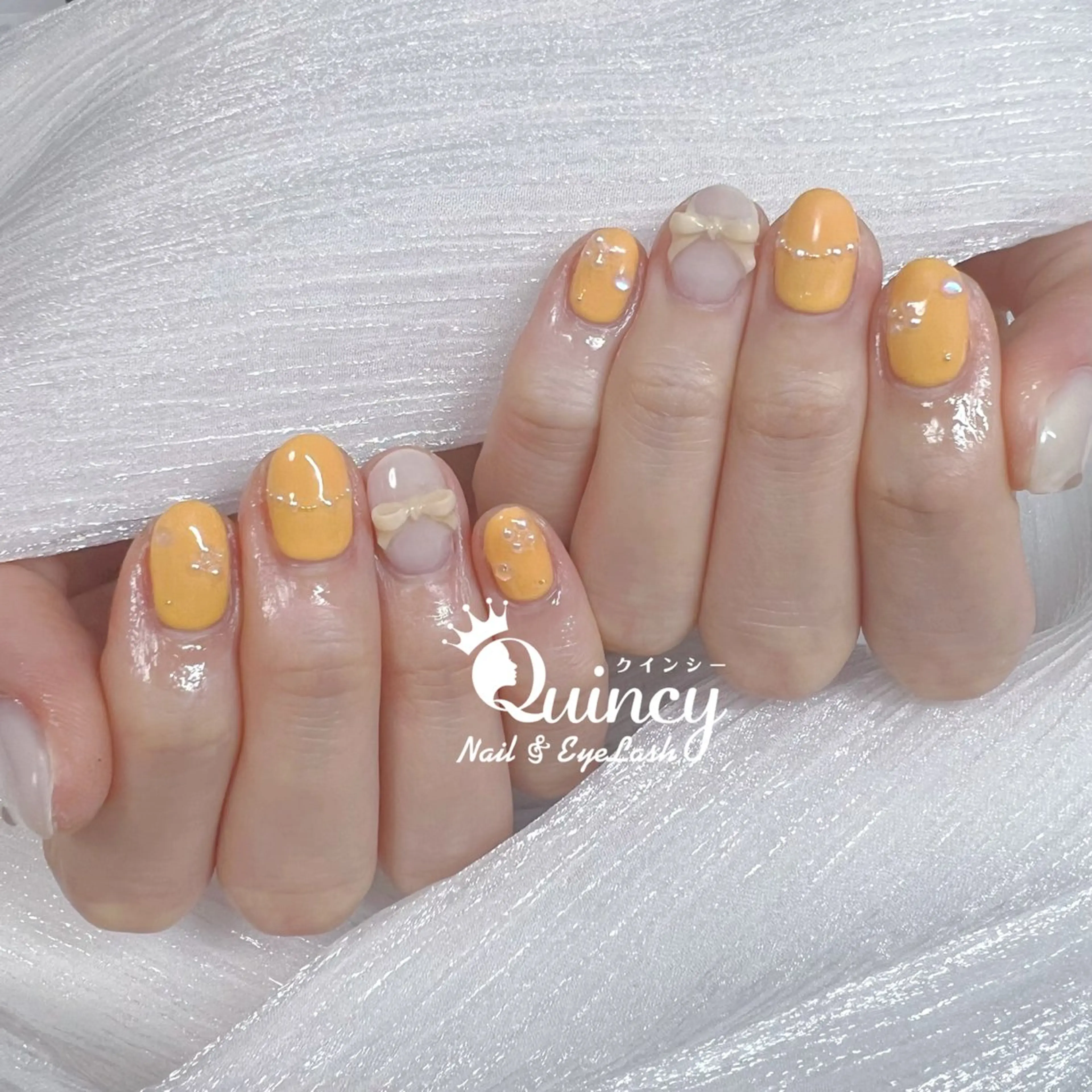 ショート ハンドネイル Quincy Nail&Eyelash所属・Quincy ネイル&アイラッシュのマツエク・マツパデザイン