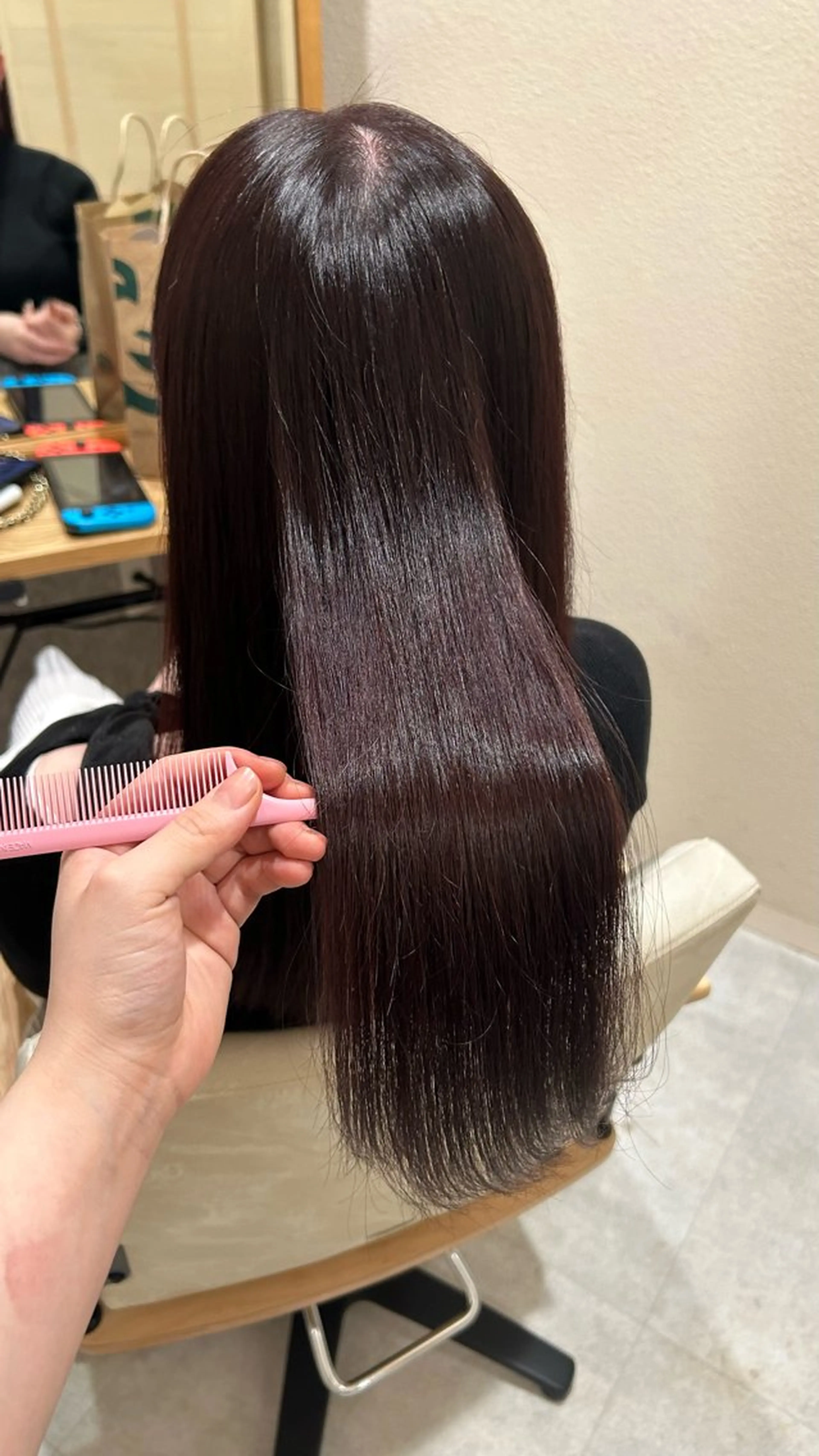 ロング 森田 遥菜のヘアスタイル