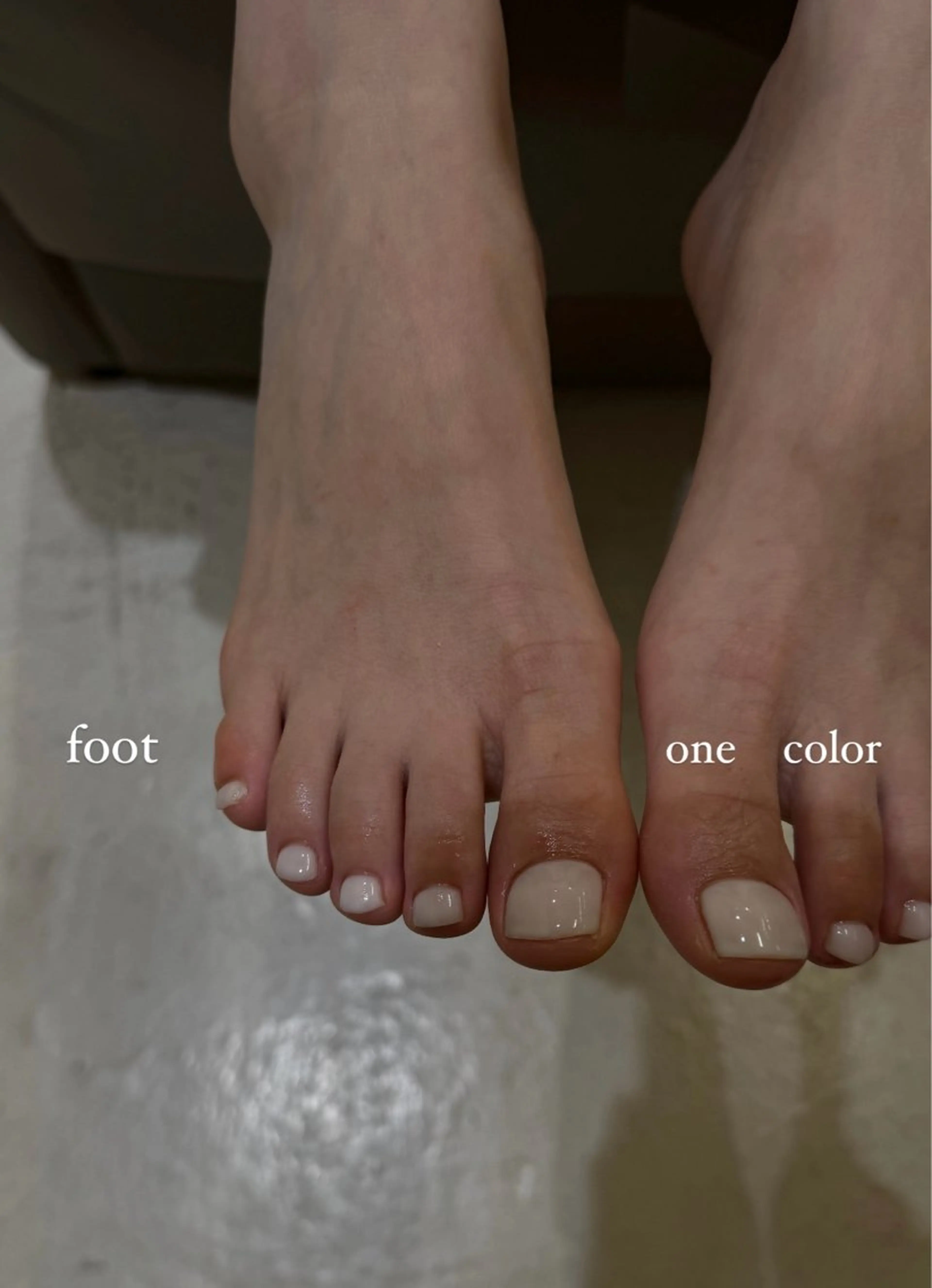 ネイル クリアネイル ホワイト 市川 加奈子のネイルデザイン