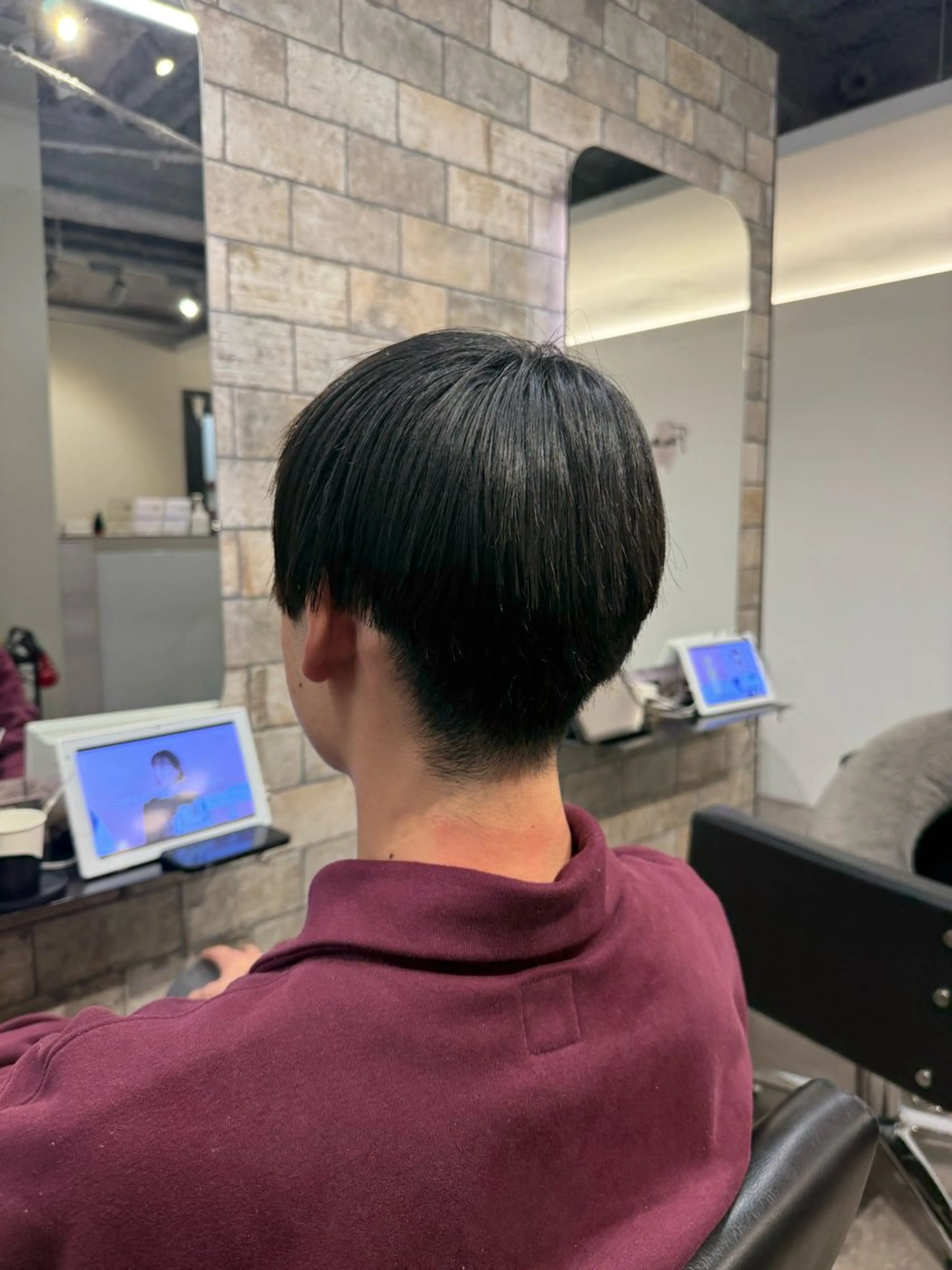 ショート メンズ カット 縮毛矯正 トリートメント 髙橋 翔一のヘアスタイル