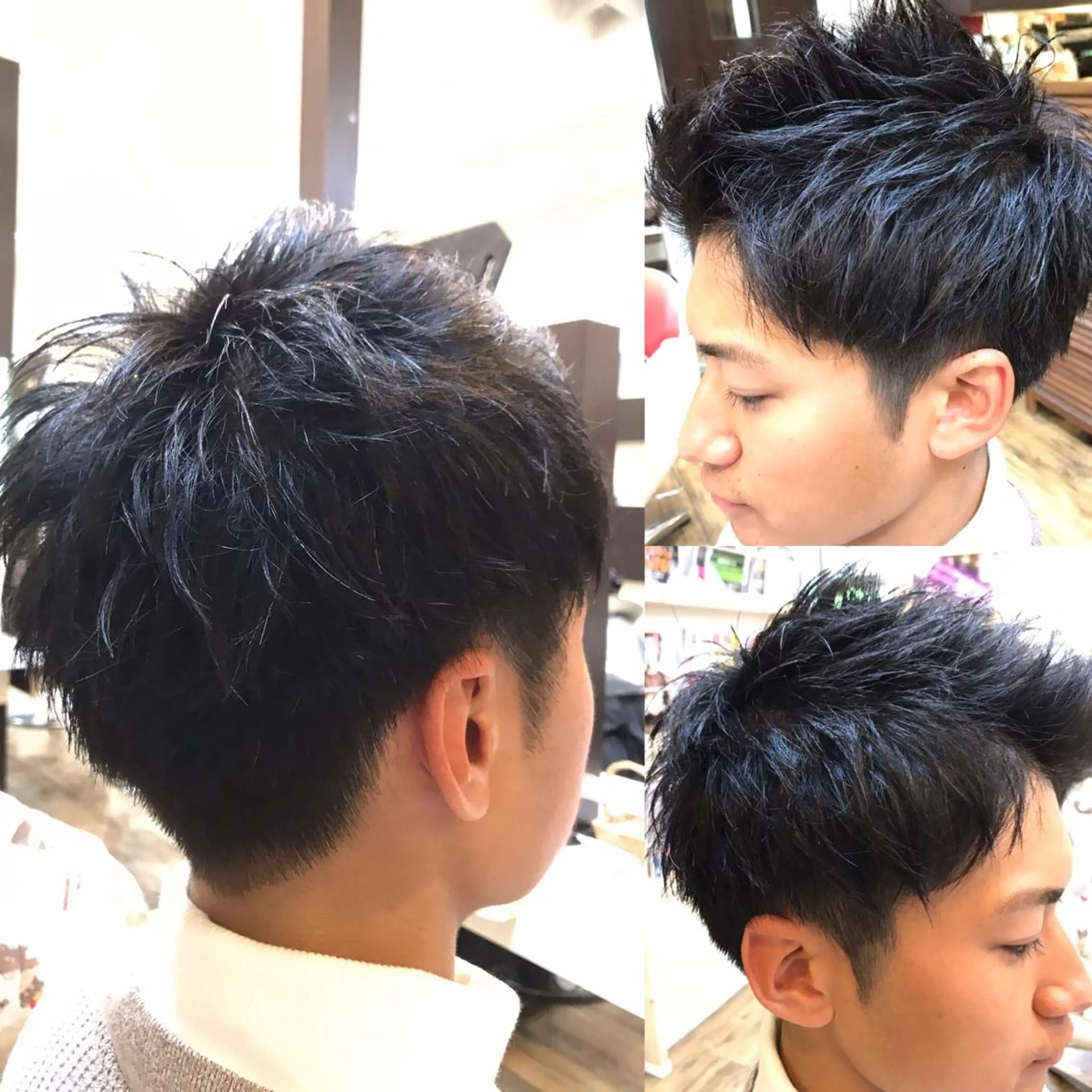 ショート メンズ ショートヘア カット 赤羽、髪質改善サロン 吉野リョウスケのヘアスタイル