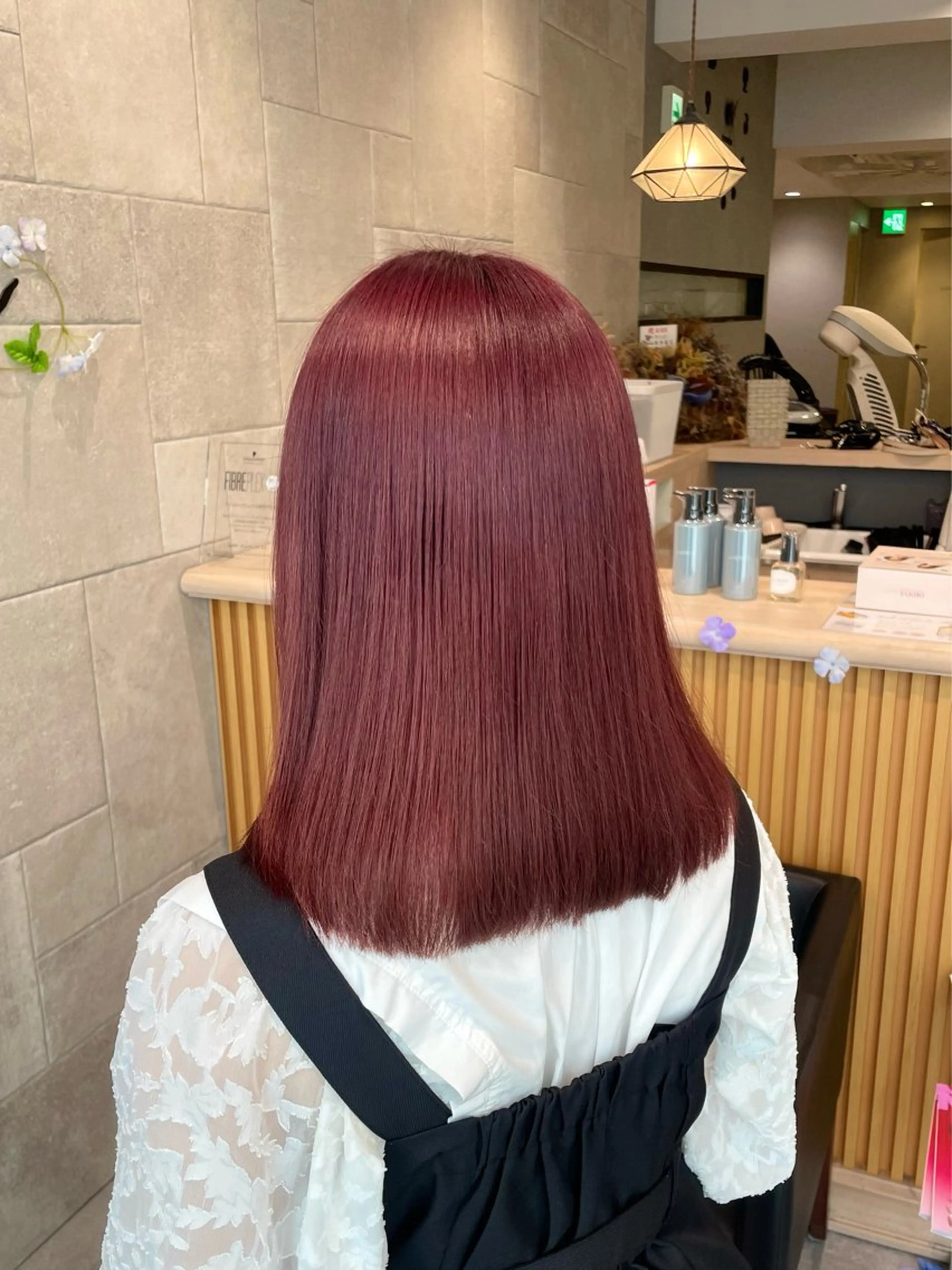 ミディアム カラー ブリーチ ピンクカラー 🌙透明感×艶カラー HARURU🌙のヘアスタイル