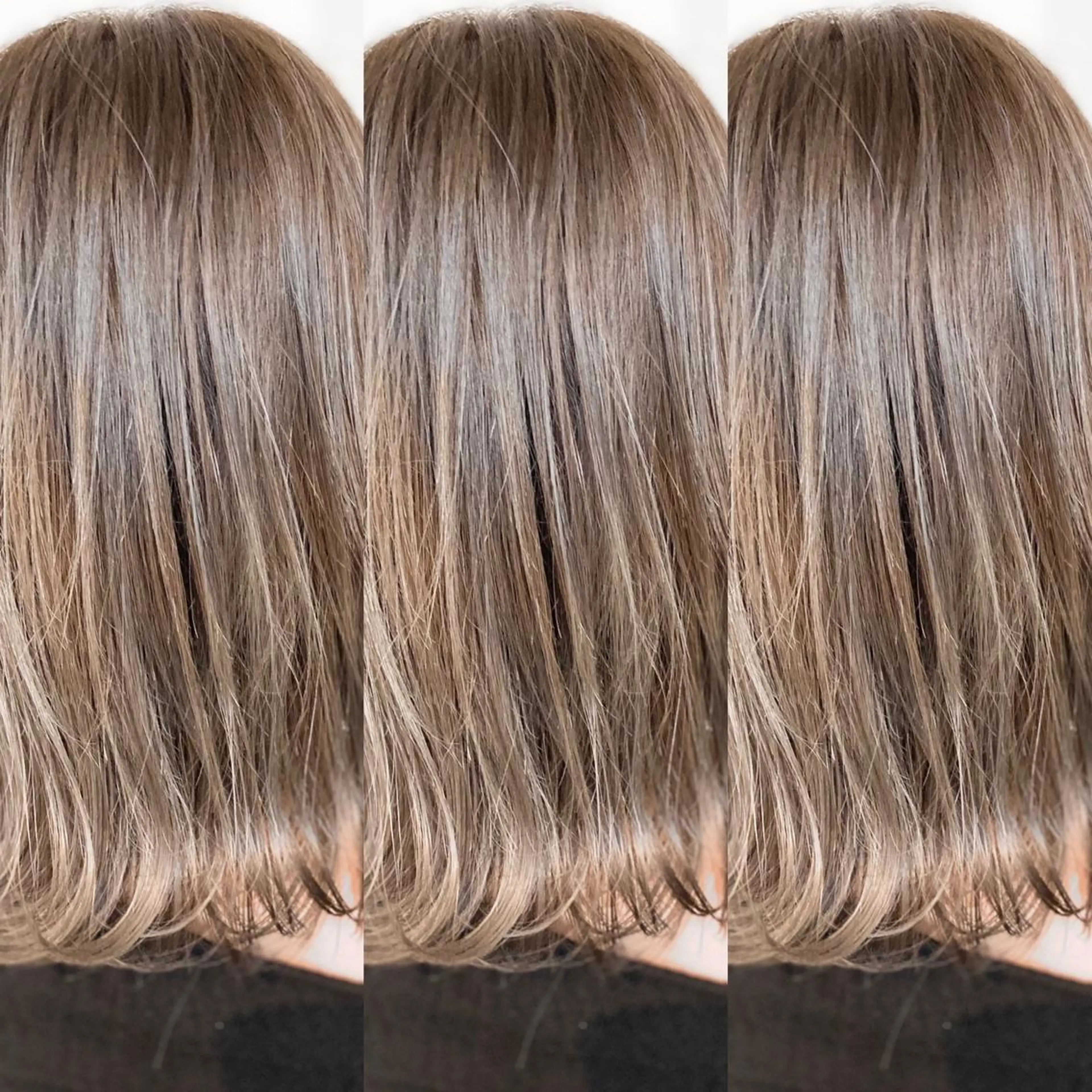 セミロング カラー アッシュ アッシュグレー アッシュグレージュ グレージュ 最高峰の技術力☆ 樋口健人のヘアスタイル