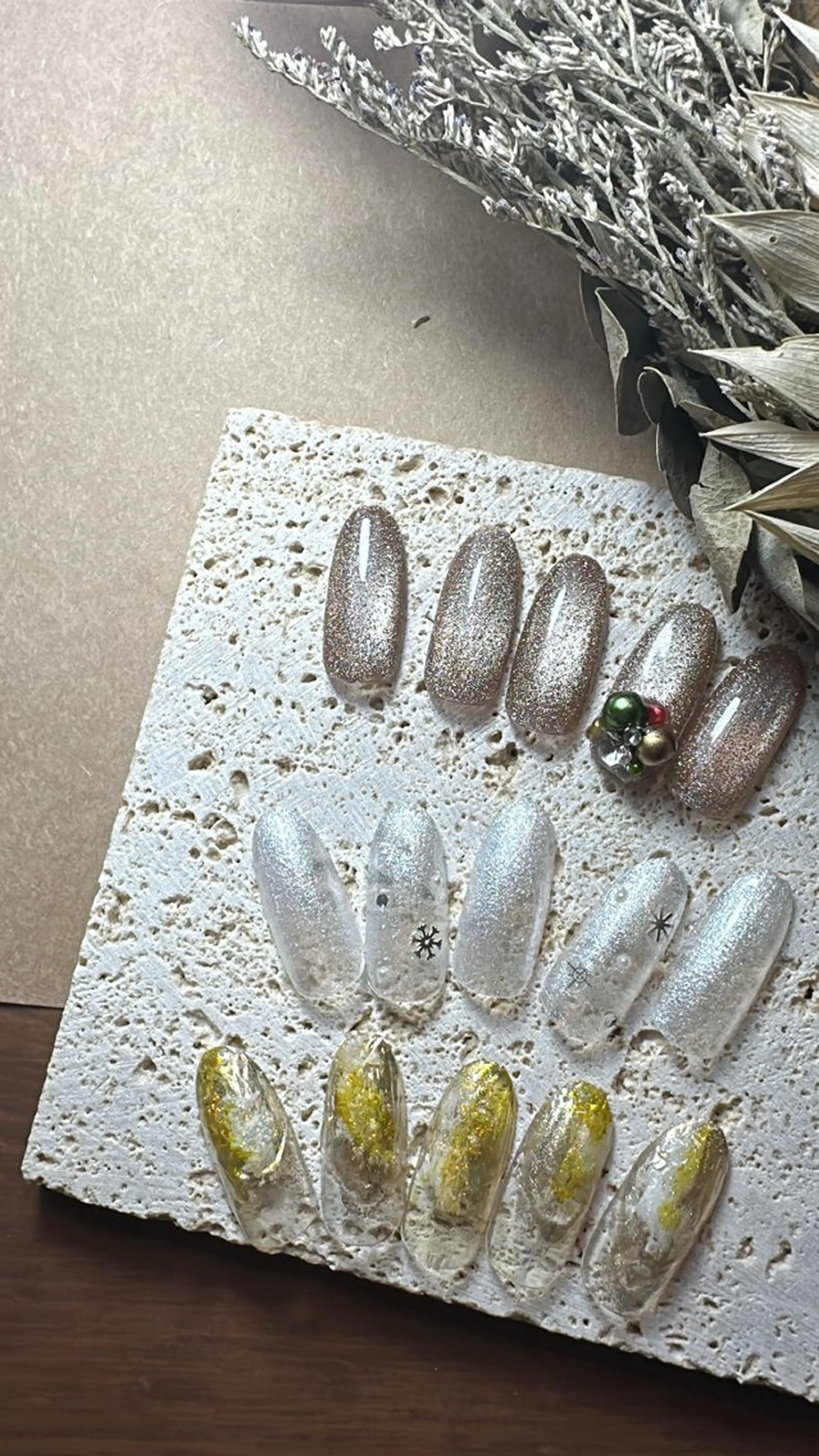 ネイル 冬ネイル クリスマス nail&headspa Nova所属・nail salon Novaのネイルデザイン