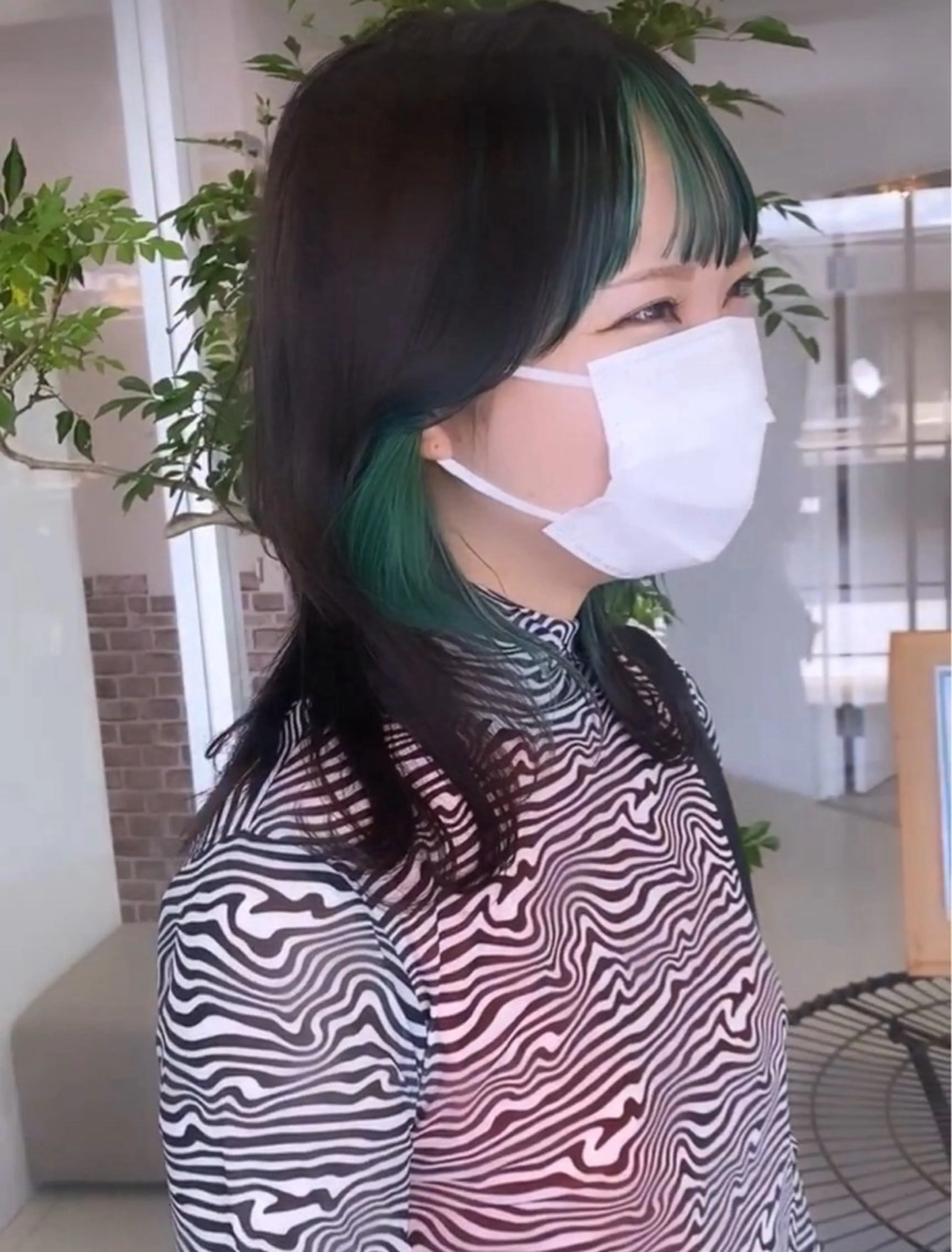 インナーカラーの写真