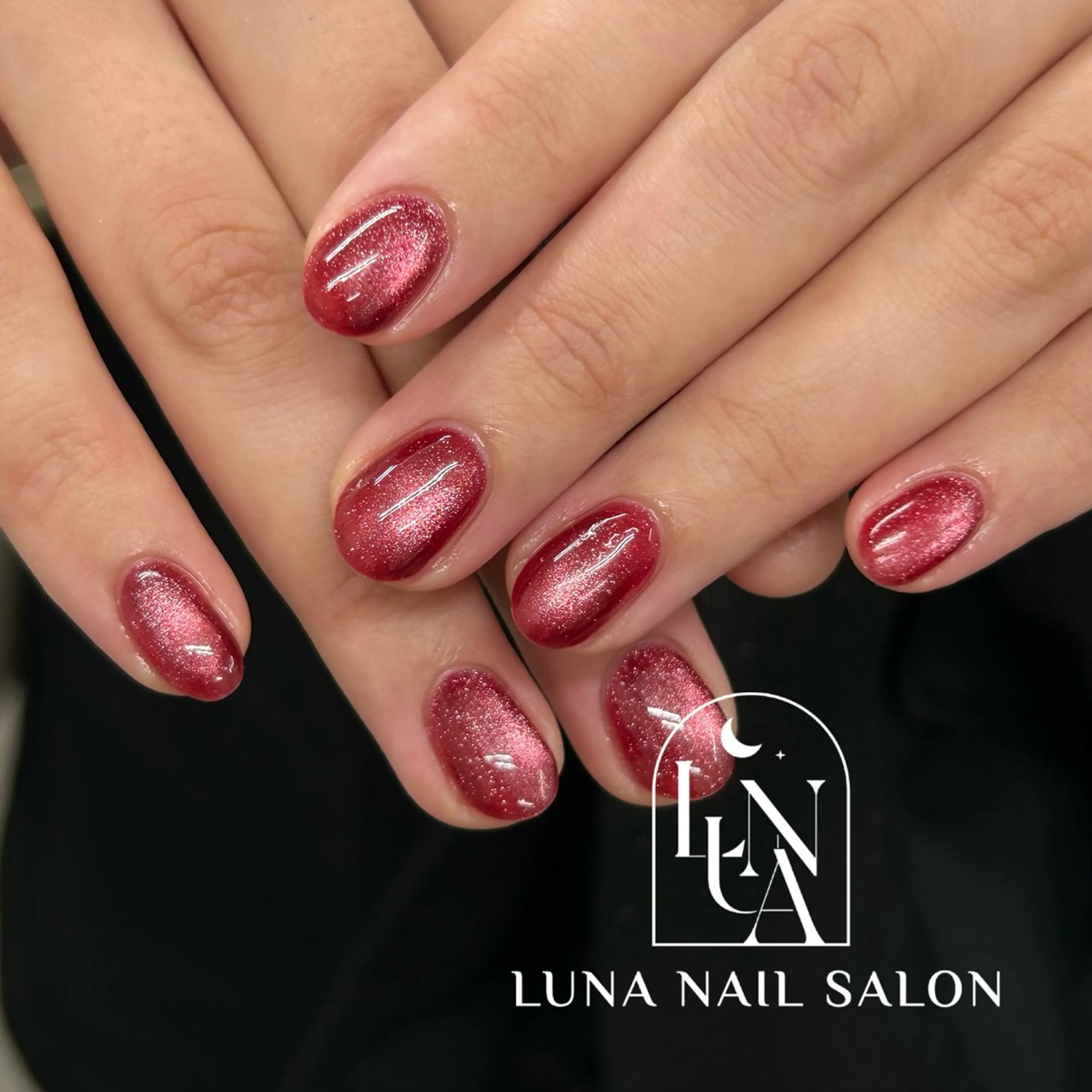 ネイル アートネイル フレンチネイル ジェルネイル ガラスフレンチ 韓国ネイル ハンドネイル ハンドケア LUNA Nail salon💕のネイルデザイン