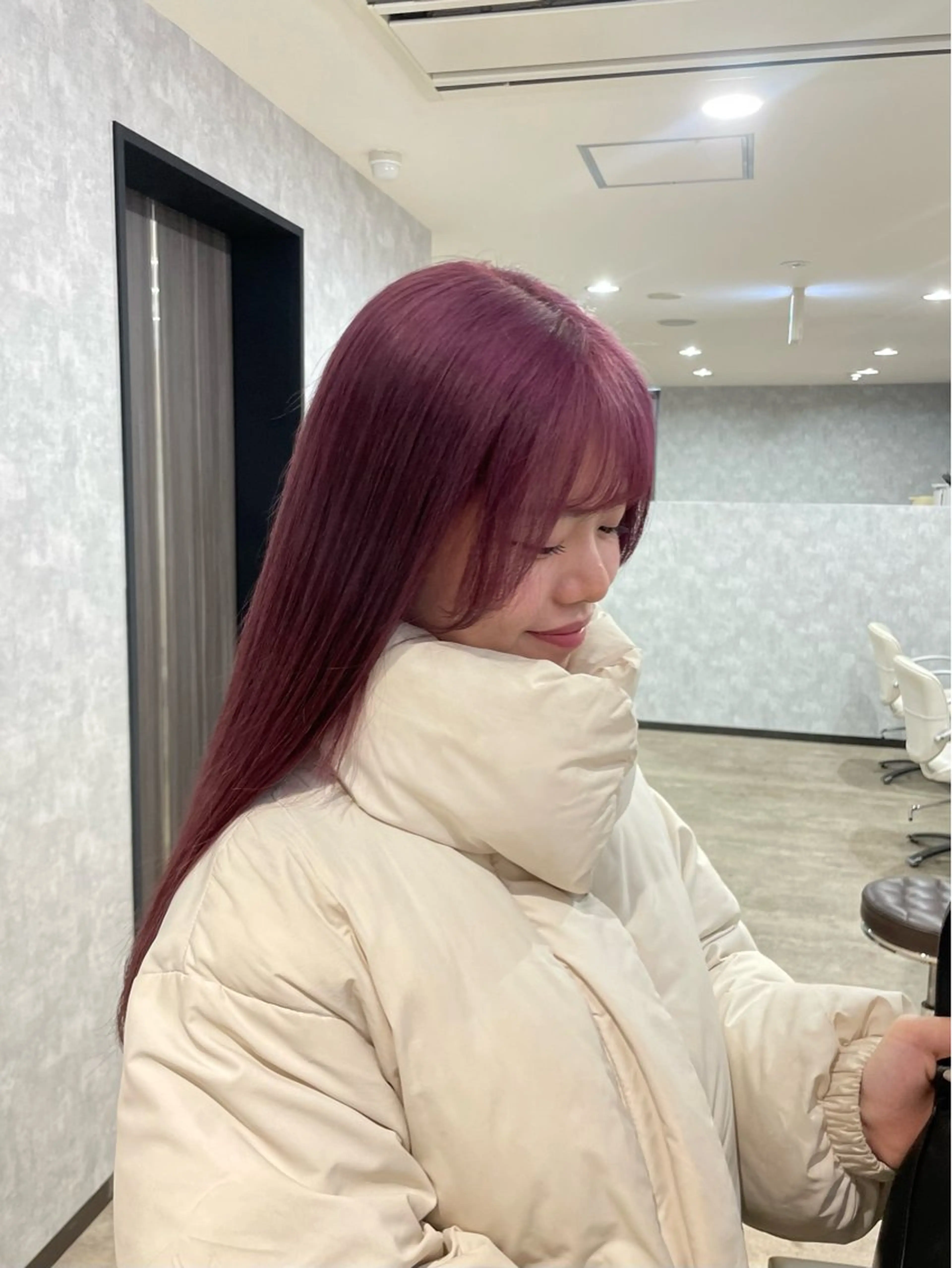 ロング ヘアカラー トリートメント 🌐NATSUMI 🌐【寒色カラー】のヘアスタイル