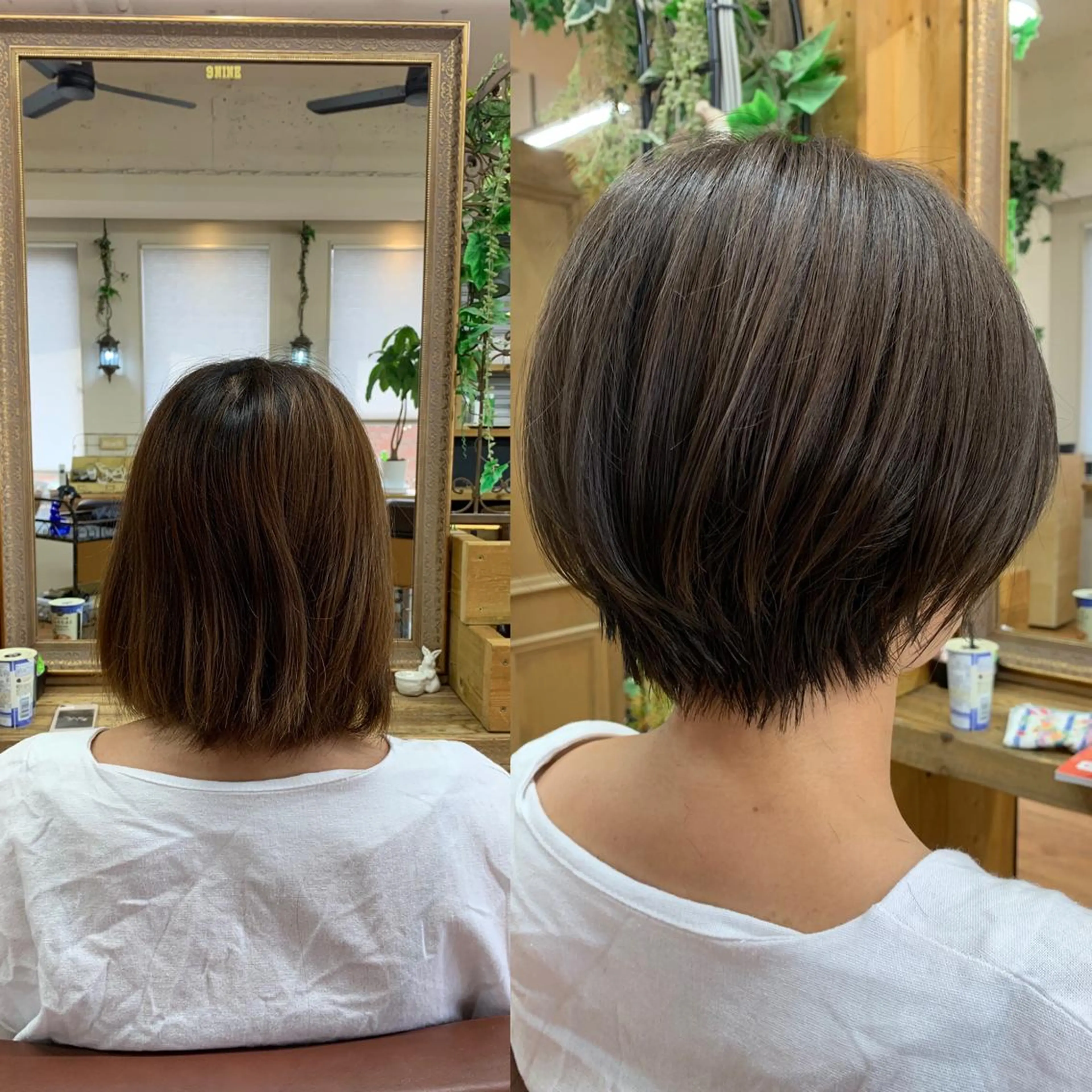 ショート カラー 亀田 泰生のヘアスタイル