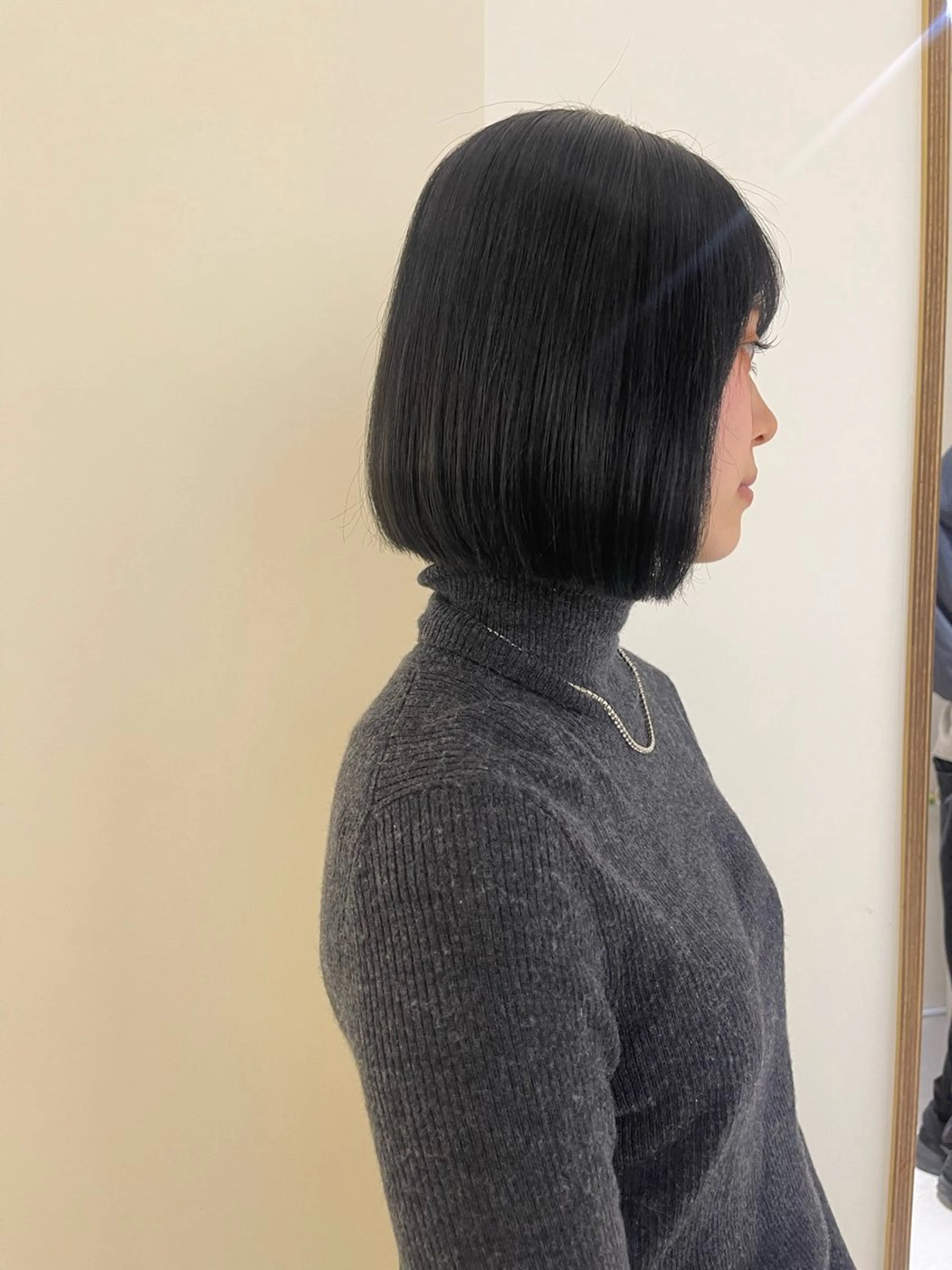 ショート ボブ カット 蜂須賀🐝縮毛矯正 ストレートパーマのヘアスタイル