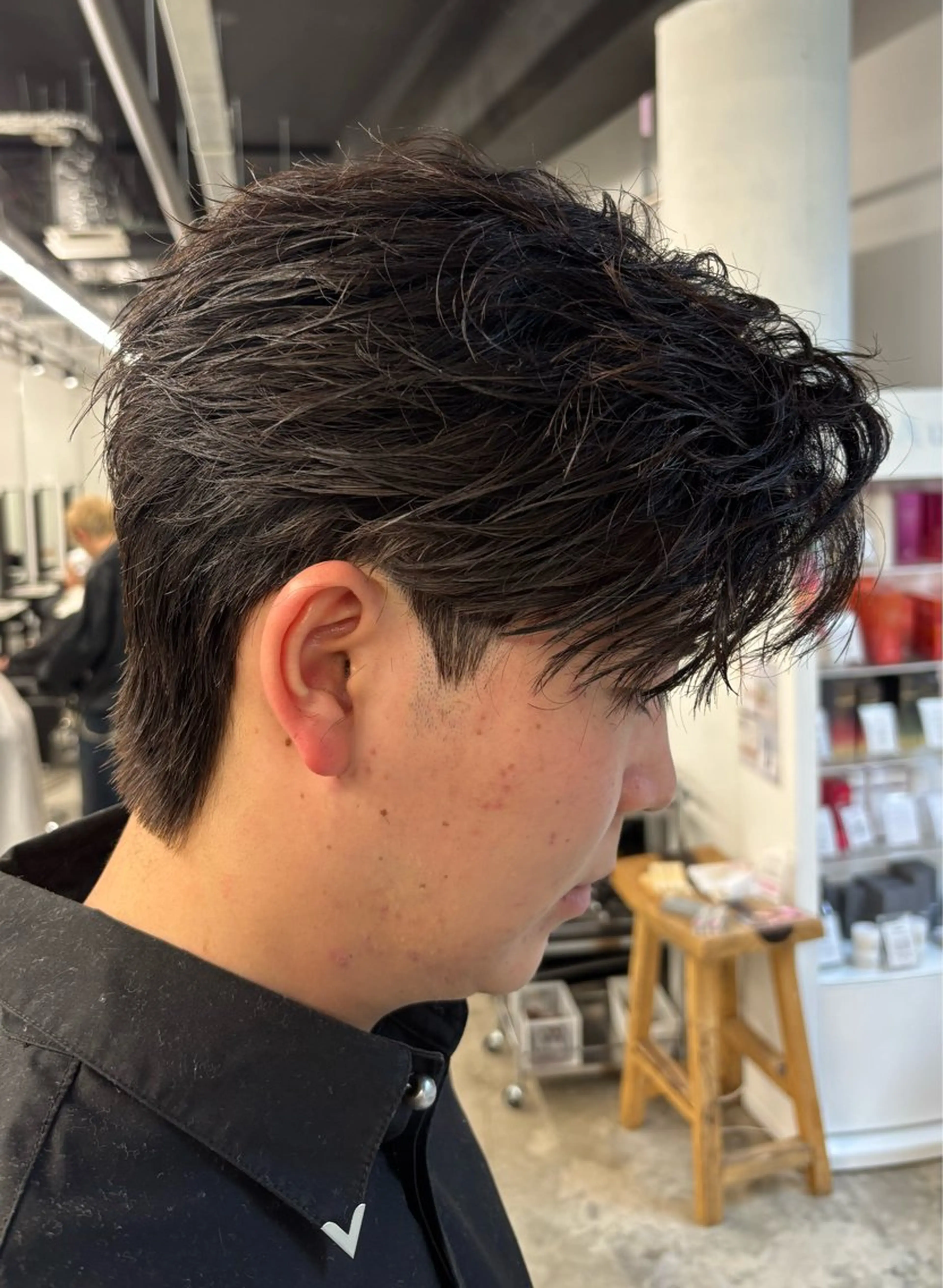 ショート パーマ 韓国風ヘア PIA hair design所属・湖城 恵吾のヘアスタイル