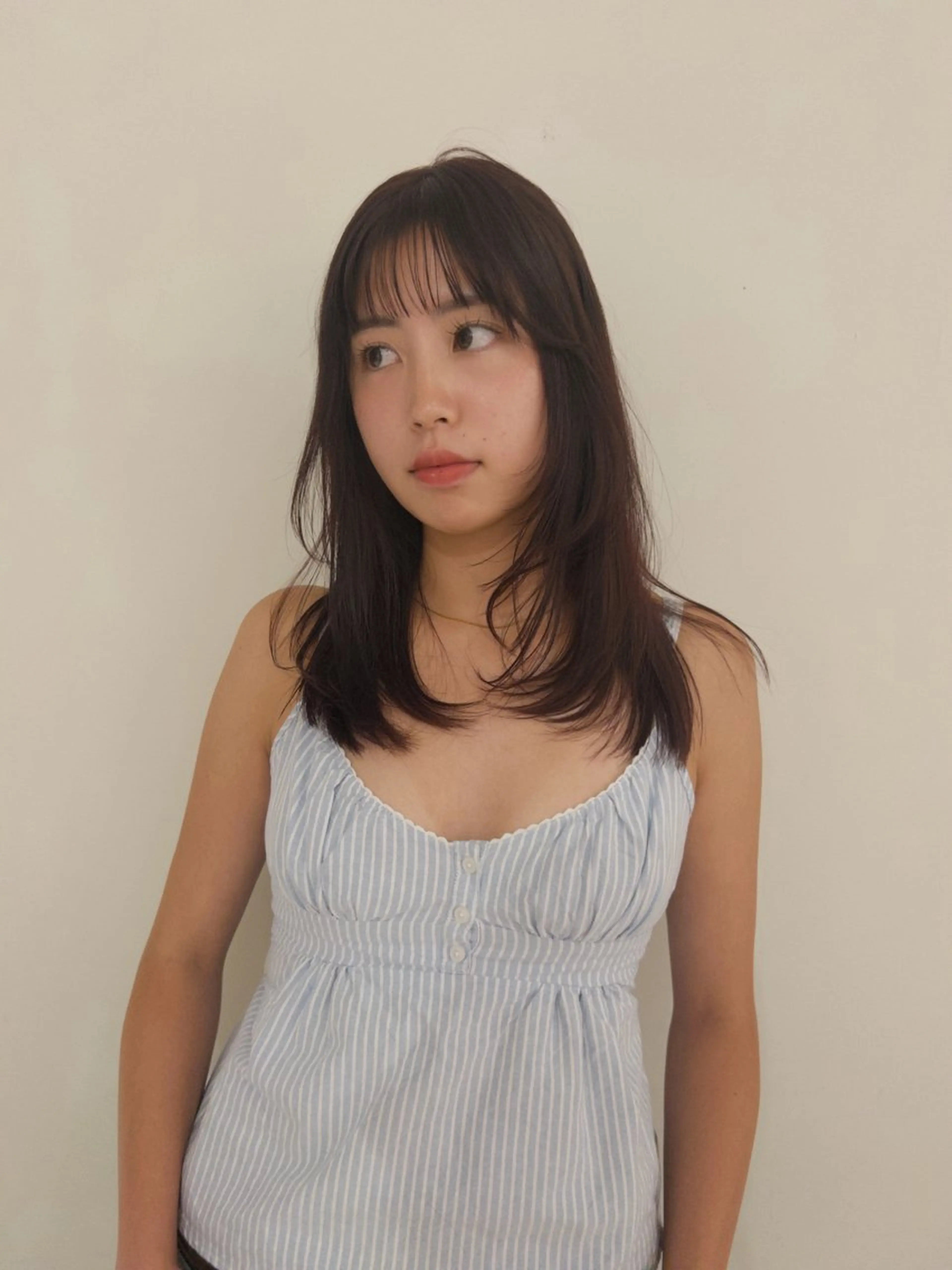 ロング カラー ブラウンカラー レッドカラー レッドブラウン レイヤーカット ロング カット ヘアカラー _ yumeのヘアスタイル