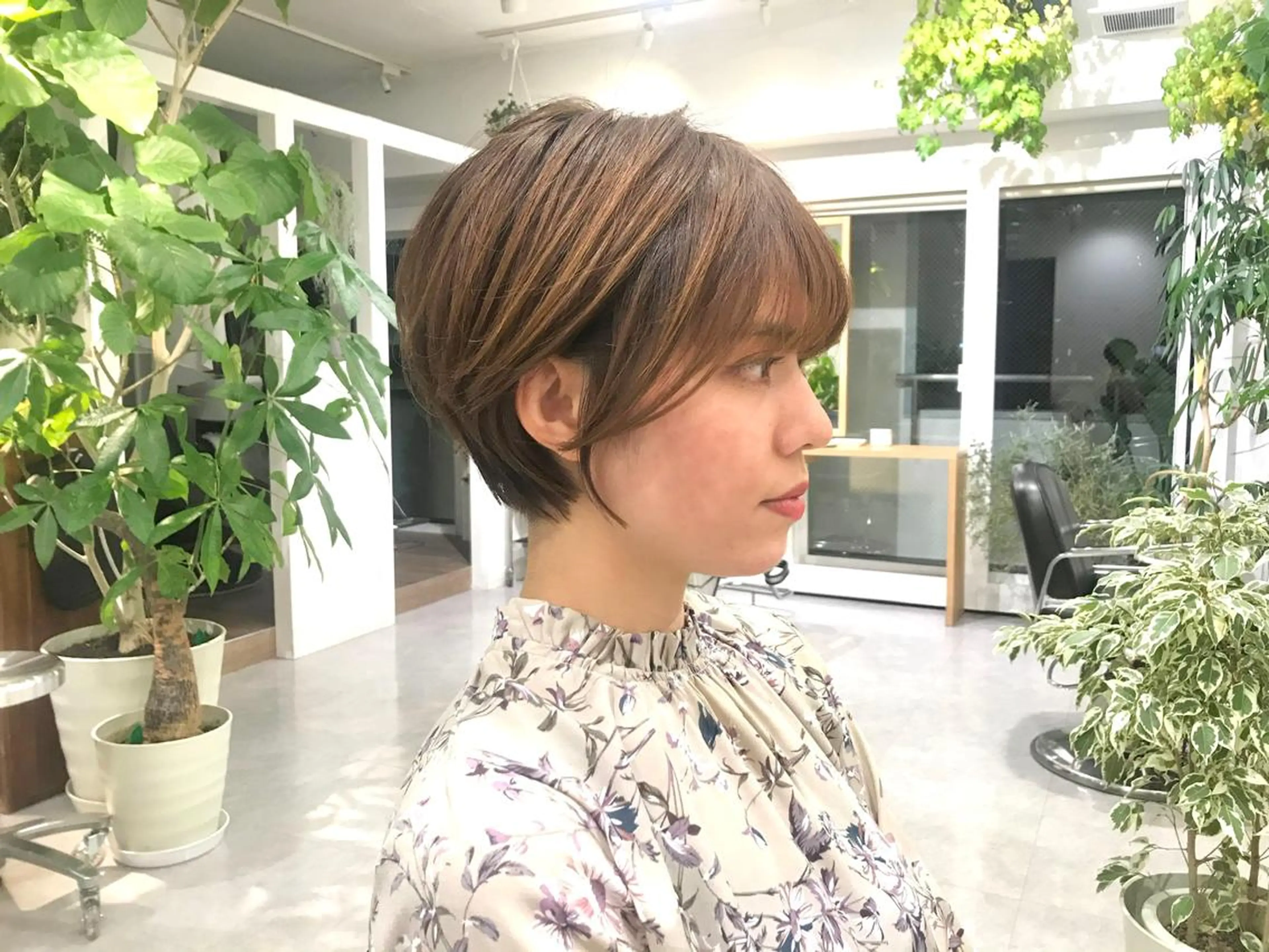 ショート カラー ショートボブ ボブ ショートヘア 表参道【髪質改善】 宮嶋勇太のヘアスタイル