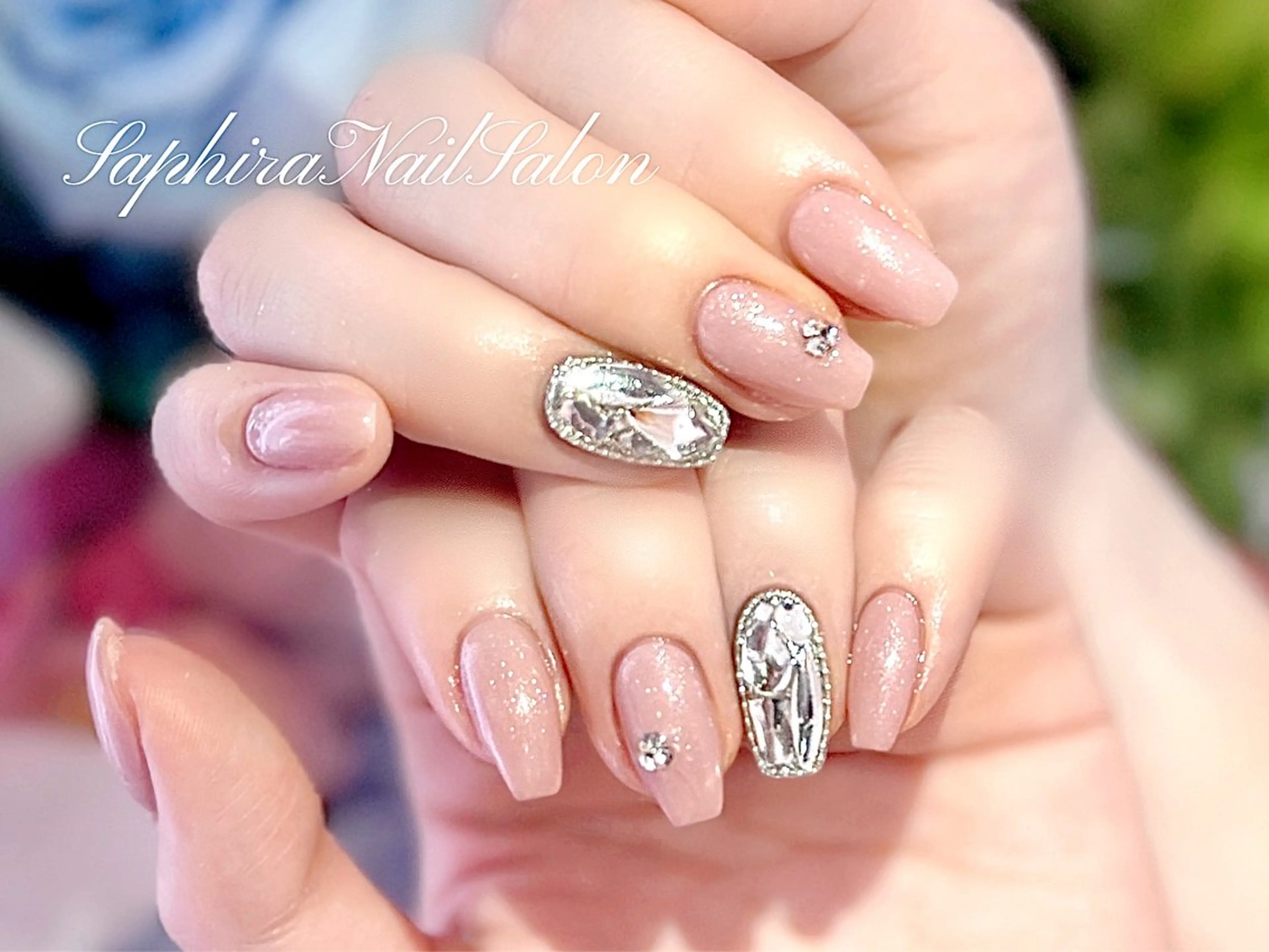 カラー ハンドネイル Saphiraネイル サロン錦糸町のネイルデザイン