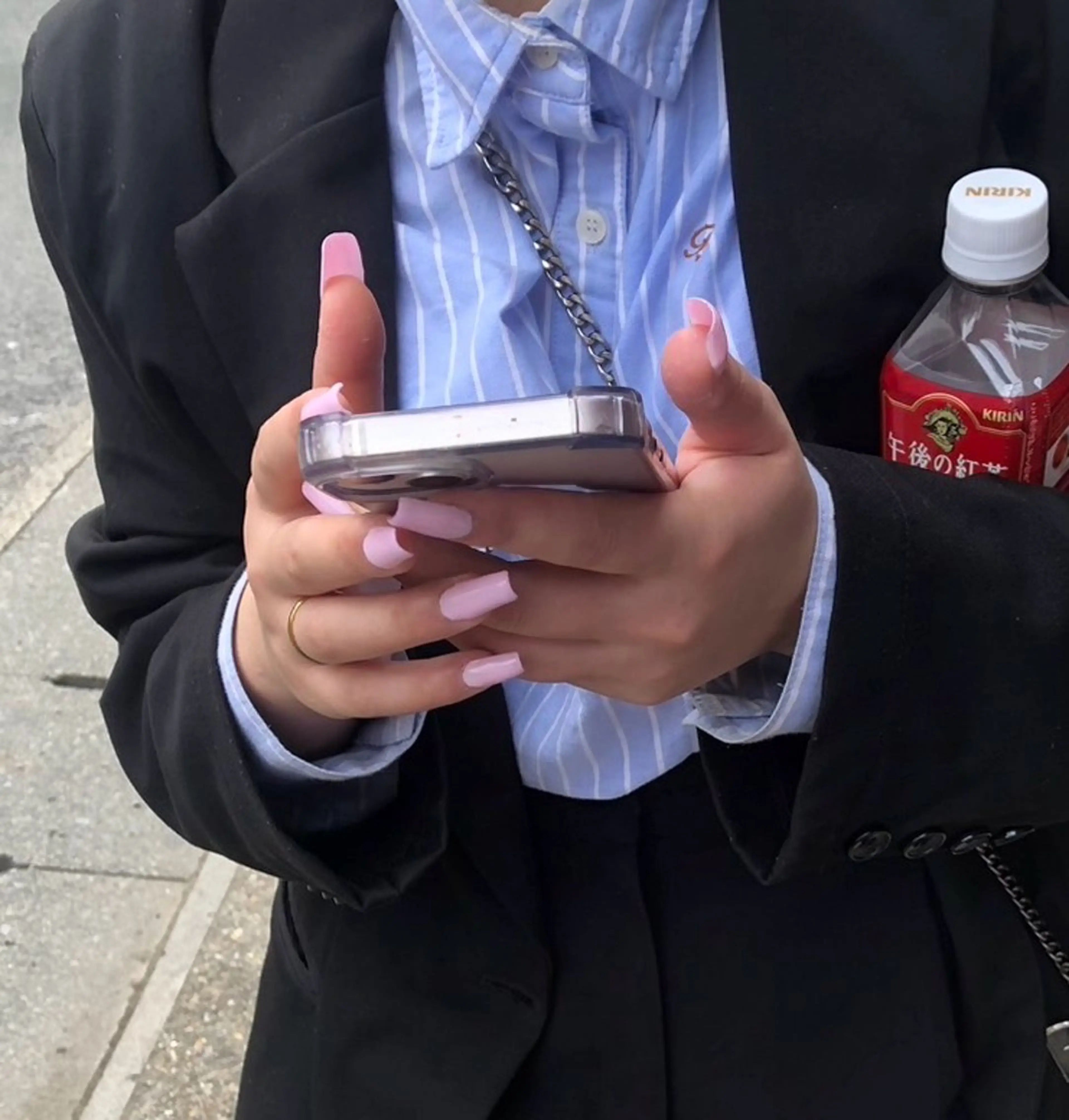 ネイル ワンカラーネイル ピンク ネイルチップ limo/ kotomiのネイルデザイン