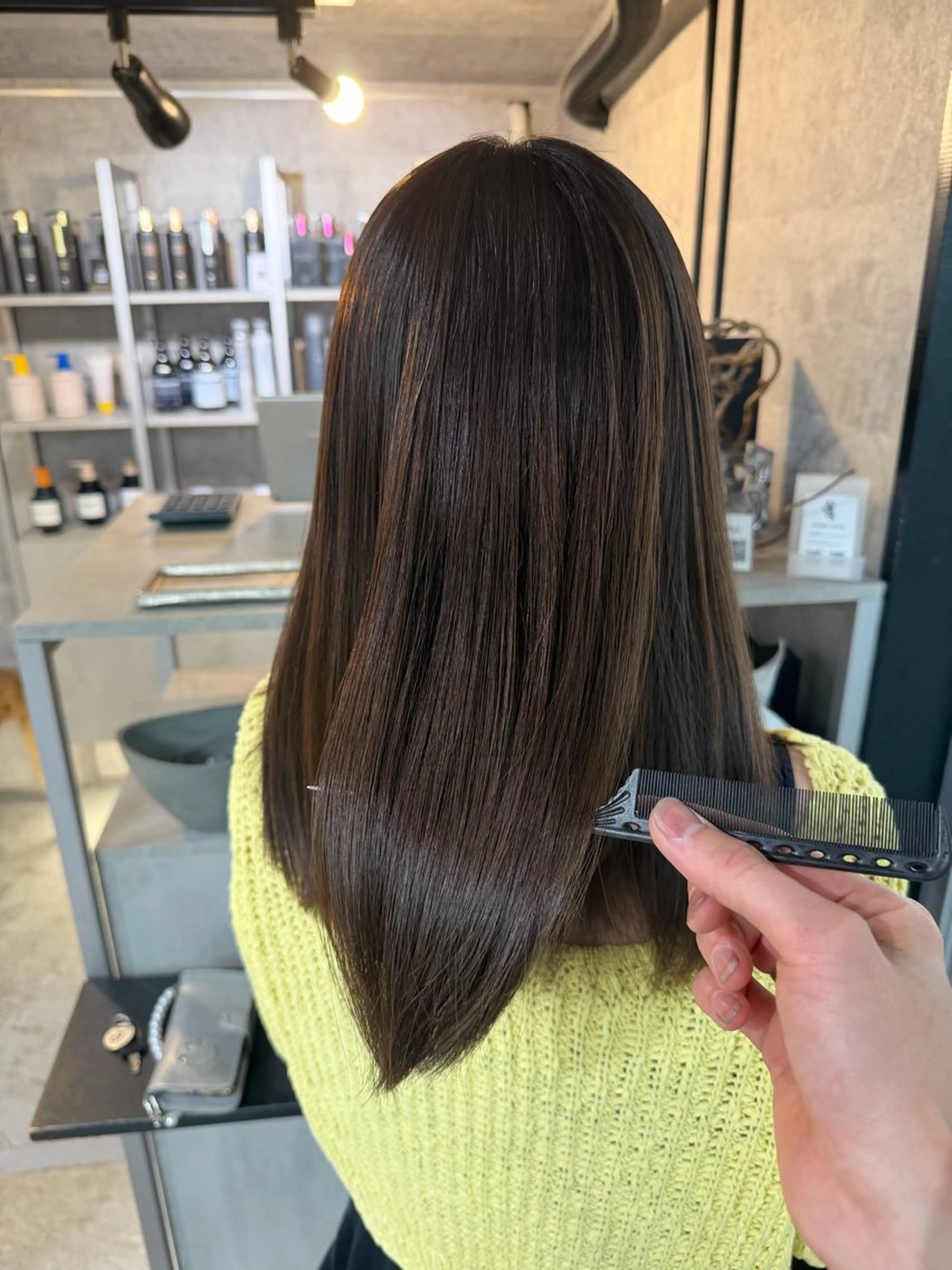 セミロング カラー カット ヘアカラー You/透明感カラー レイヤーカット/ボブのヘアスタイル