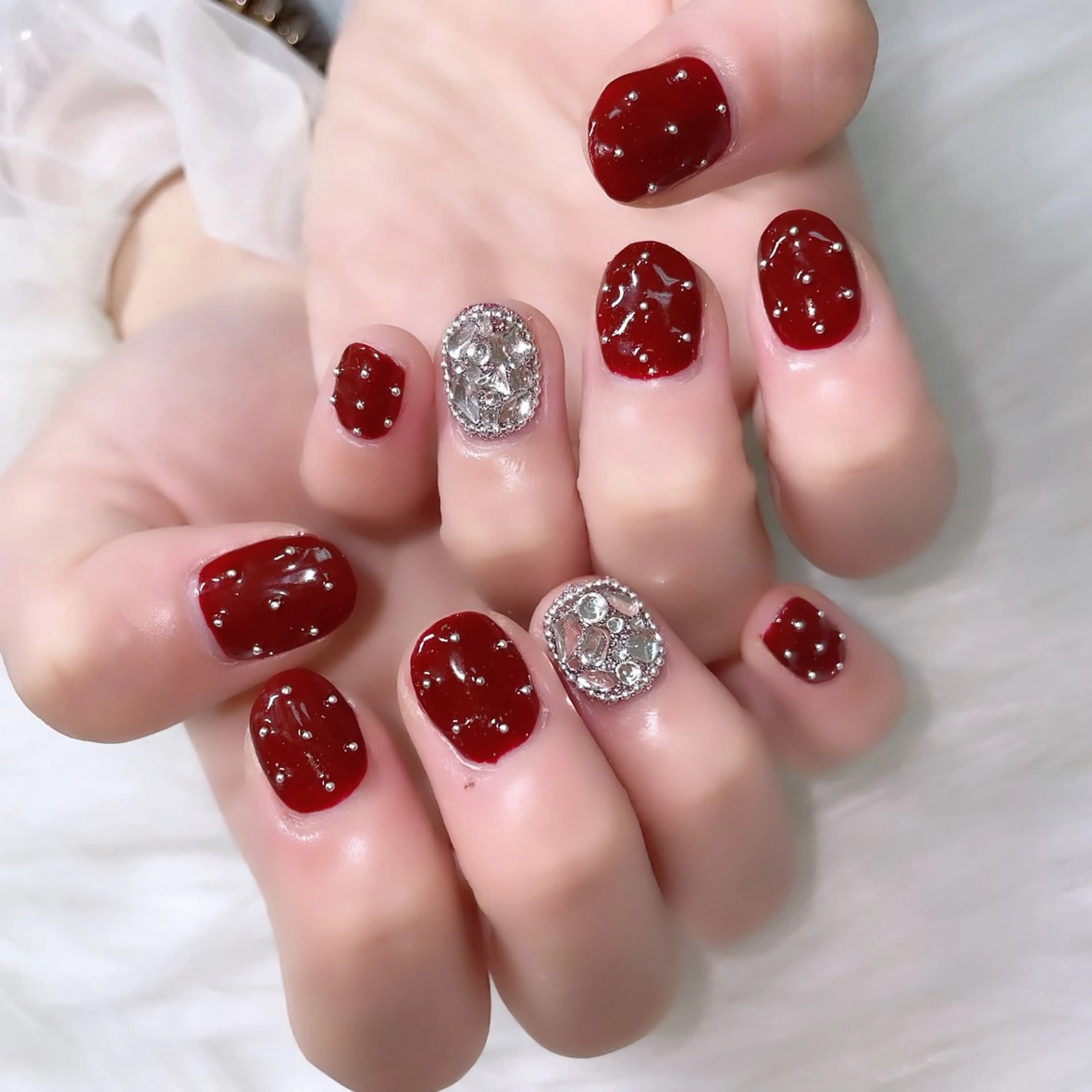 ネイル ハンドネイル chiyori天王寺 🎀韓国風束感まつげのマツエク・マツパデザイン