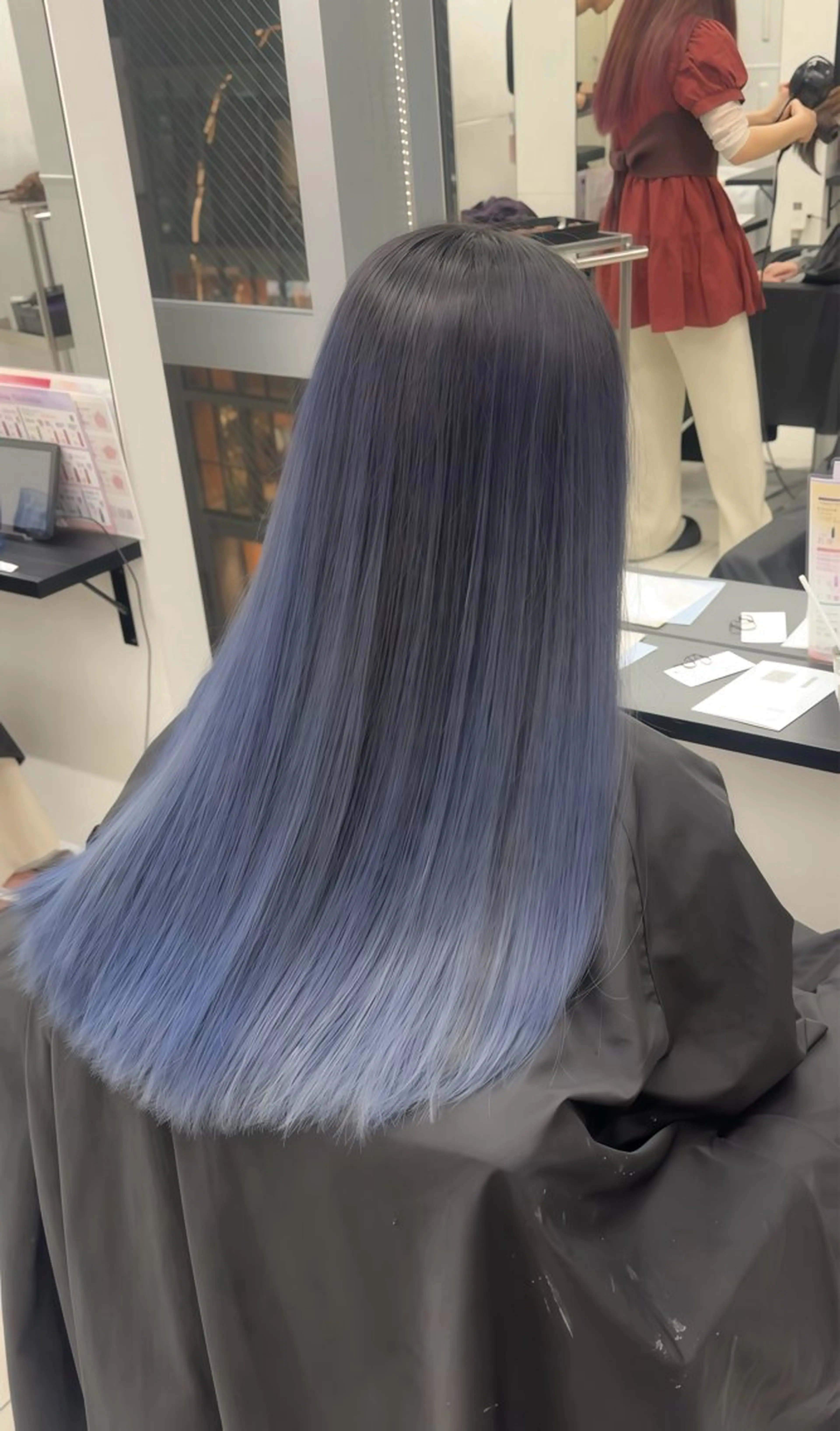 ロング カラー バレイヤージュ レイヤーカット Rikuto/原宿 /グラデーションのヘアスタイル