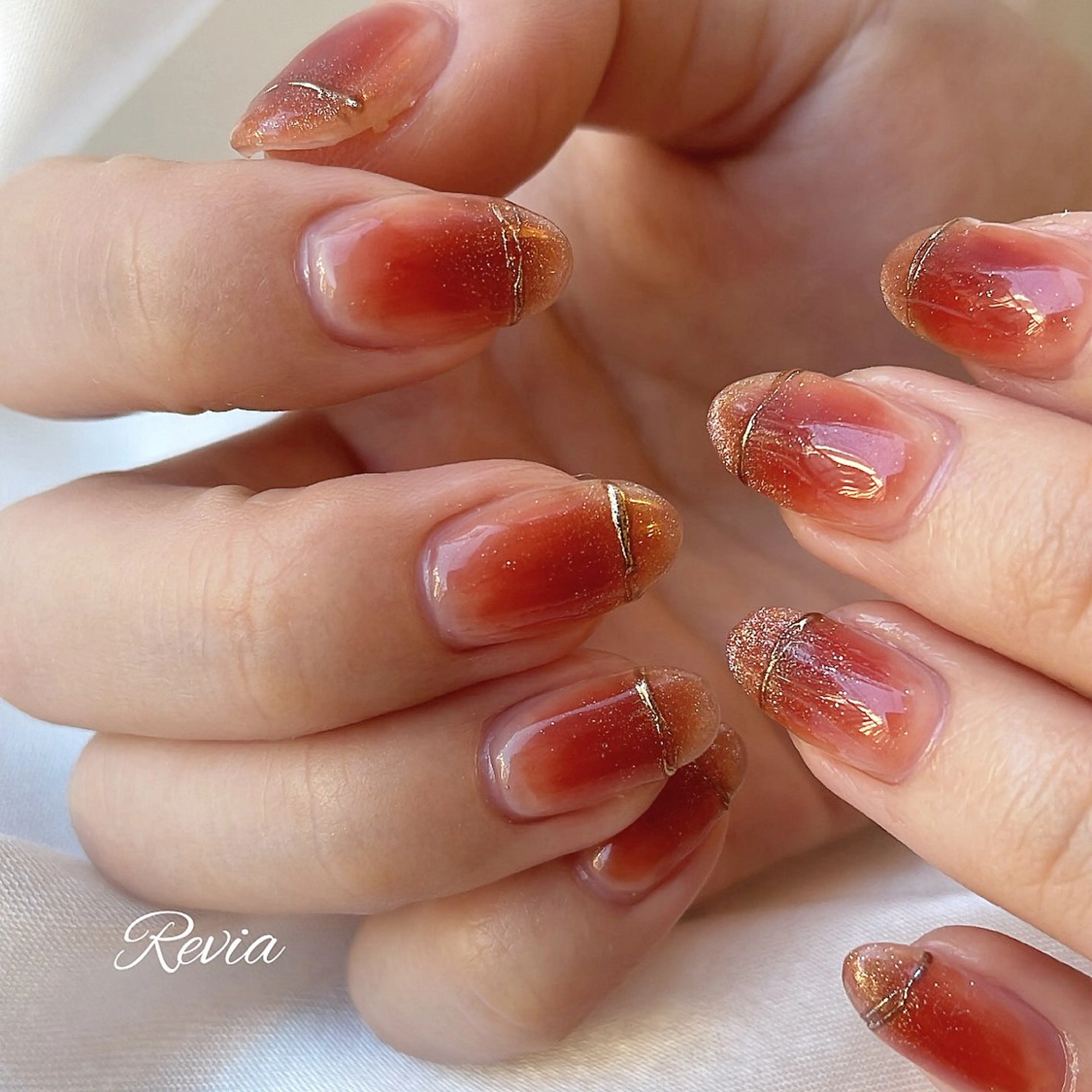 ネイル ハンドネイル revia所属・ERI Nailistのネイルデザイン