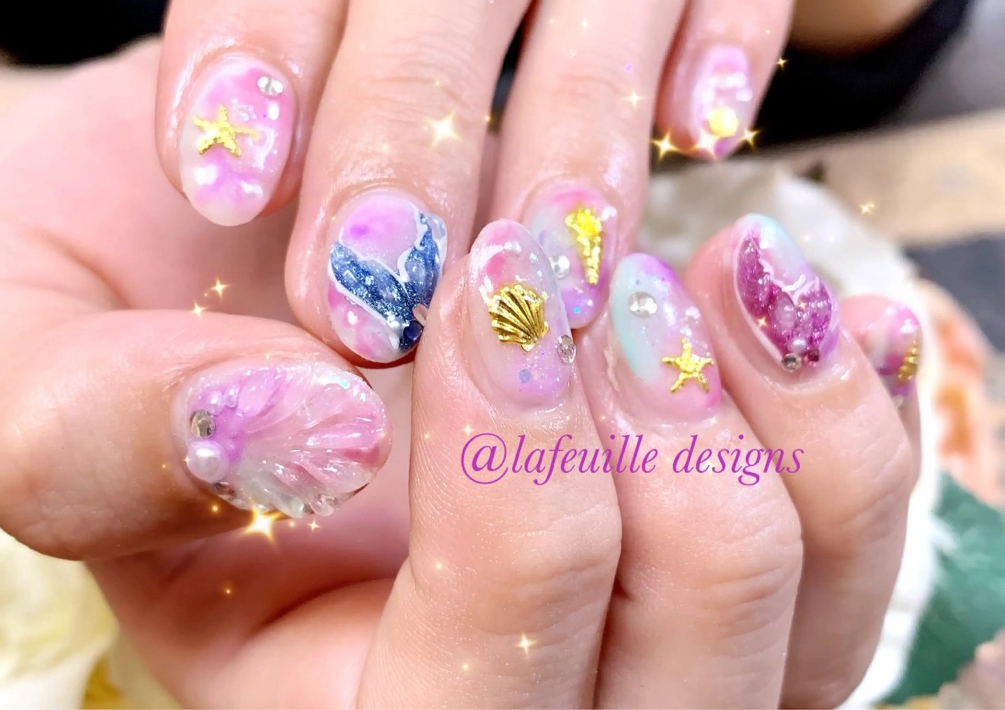 ネイル サロンドラフィーユ LAFEUILLEのネイルデザイン