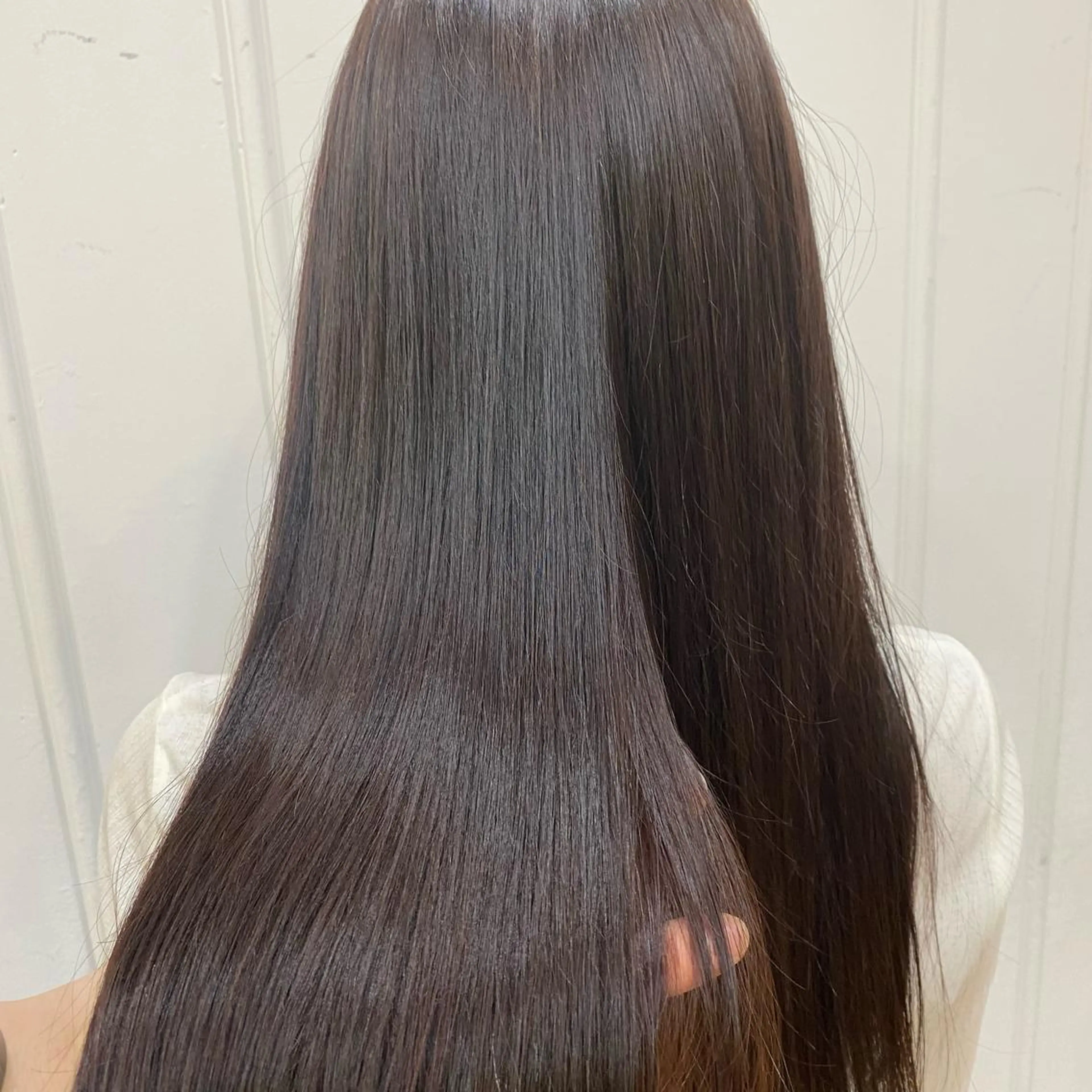 ロング カラー グレージュ ラベンダーカラー ラベンダーグレージュ ラベンダーグレー Van family所属・ショート& パーマ　坂本のヘアスタイル