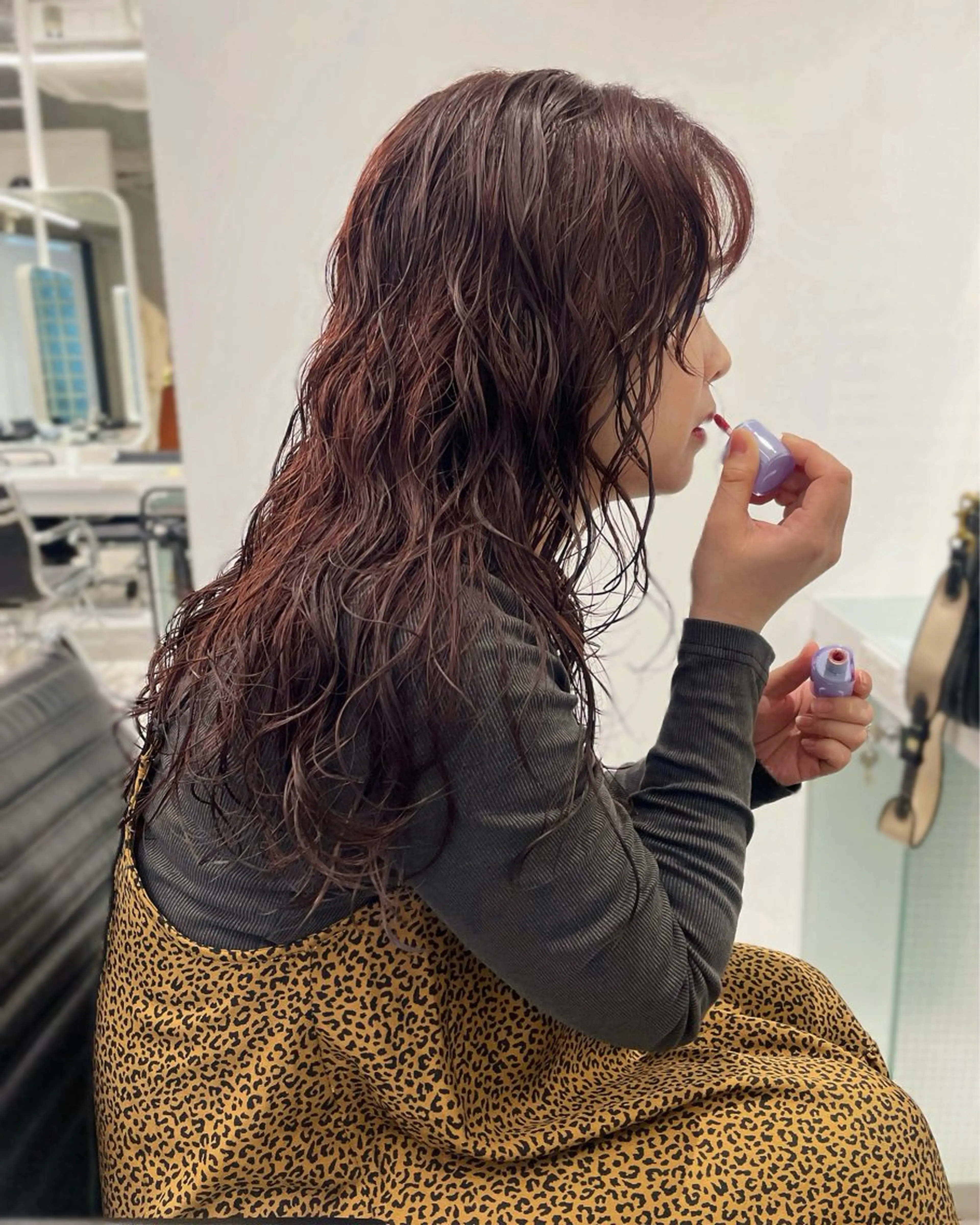 ロング カラー パーマ 原 菜帆のヘアスタイル