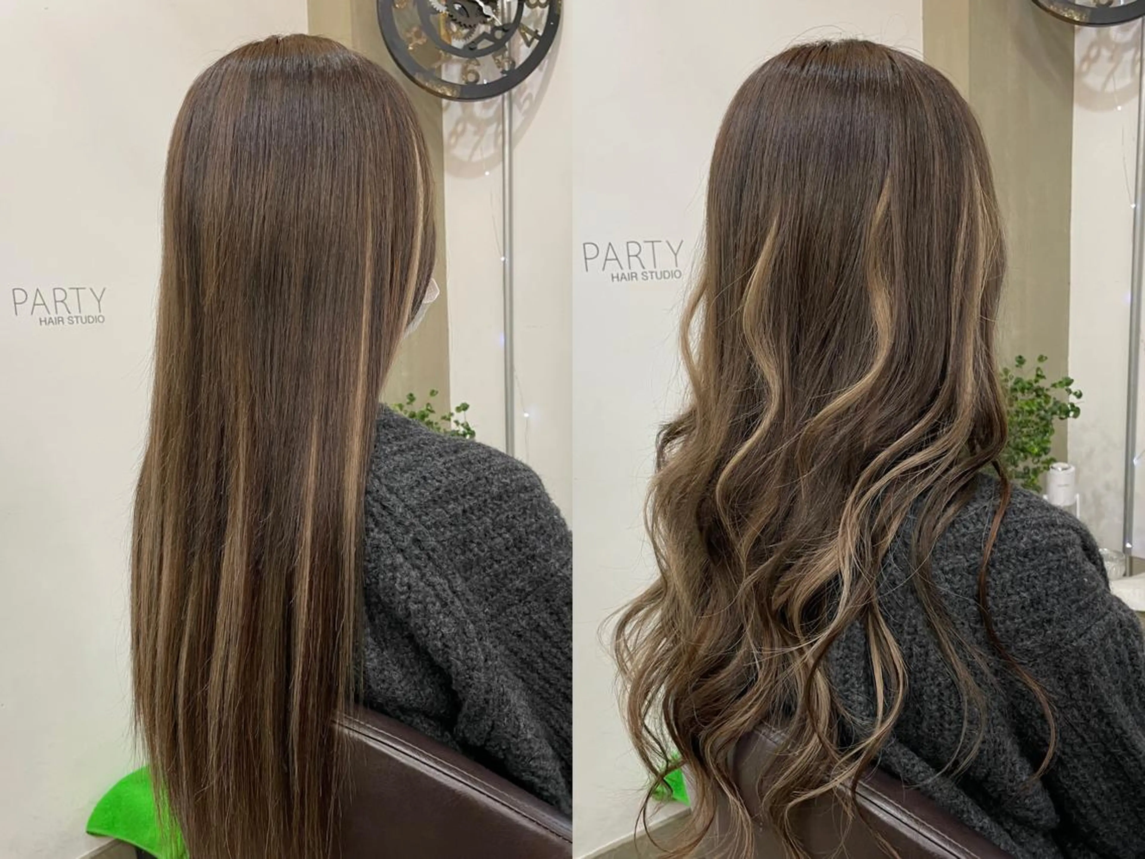 ミディアム カラー カット ヘアカラー エクステ プルエクステ界隈 ハイトーン/カツオ✨のヘアスタイル