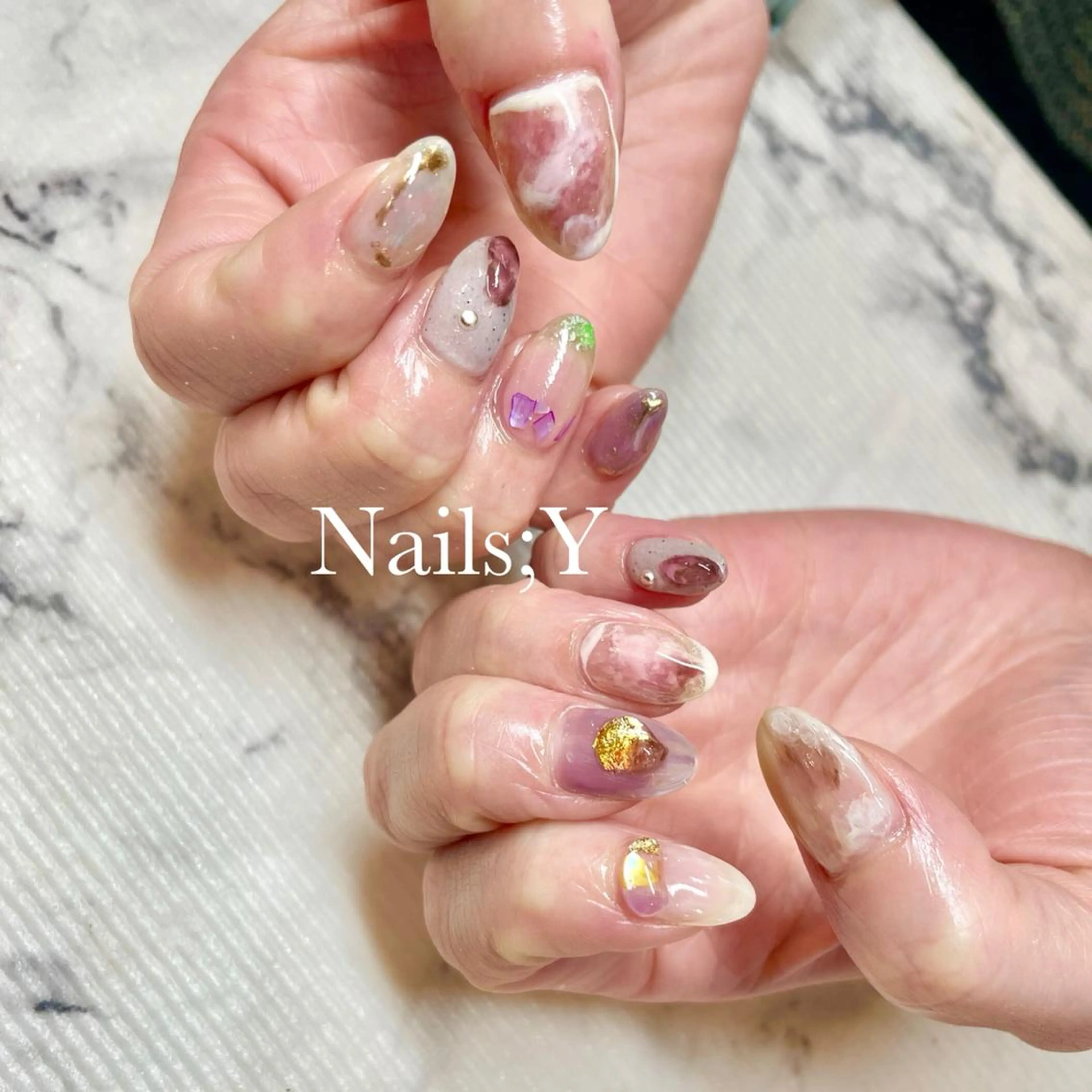 ネイル ジェルネイル 持ち込み パラジェル yo koのネイルデザイン