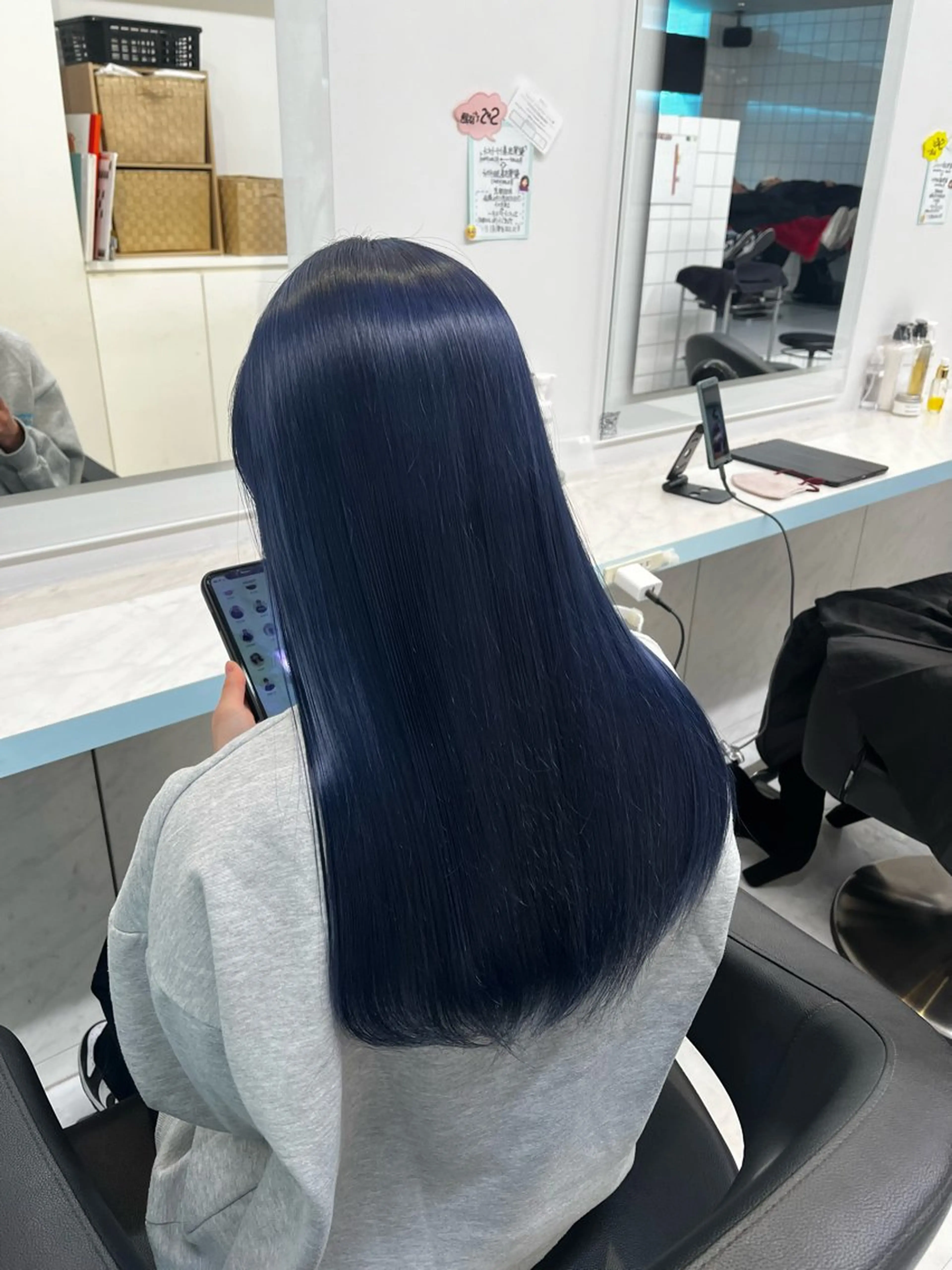 ロング カラー ヘアカラー トリートメント ブリーチカラー 🩵MIZUKIのヘアスタイル