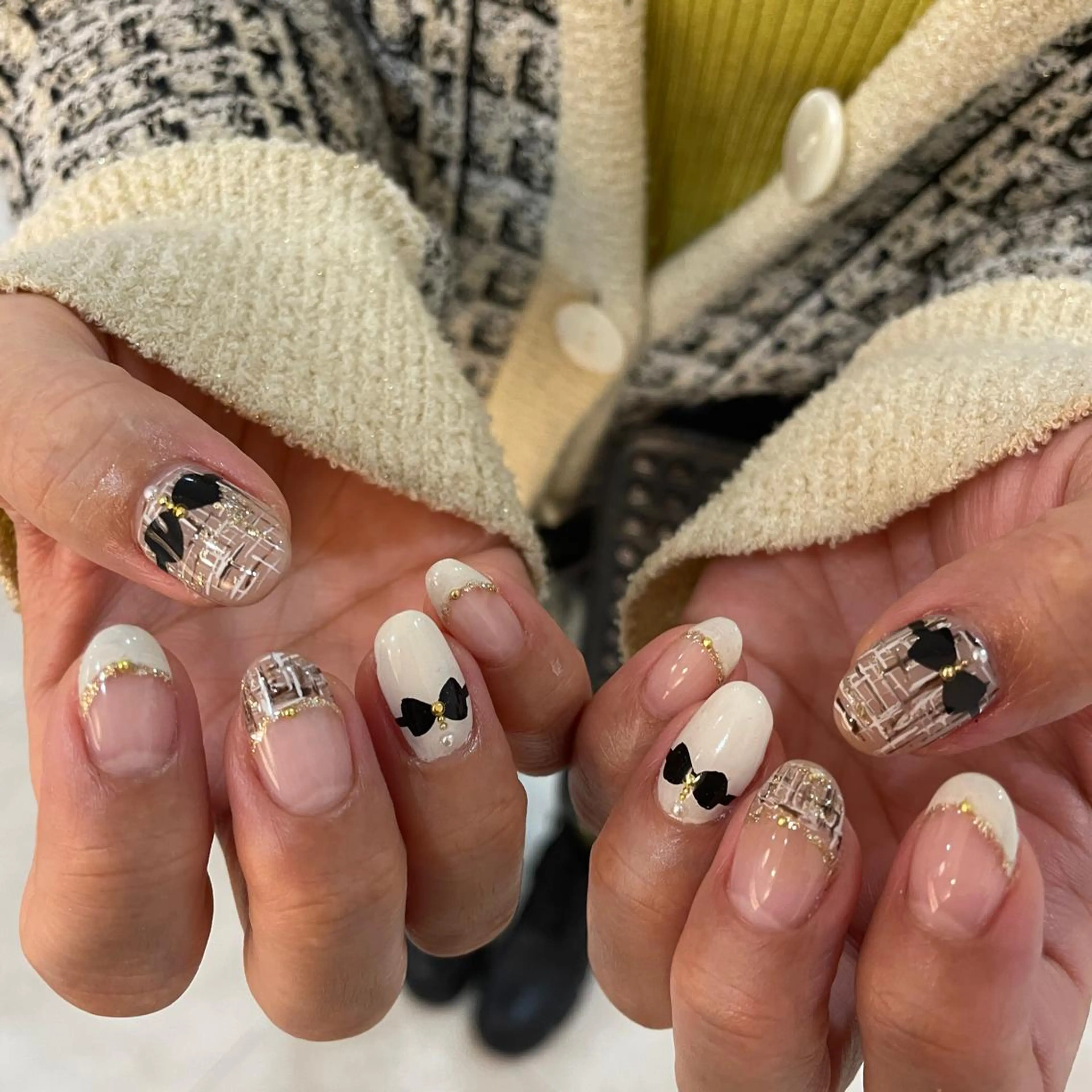 ネイル ハンドネイル フットネイル ゆびノさき茨木店 ニュアンス/アートのネイルデザイン