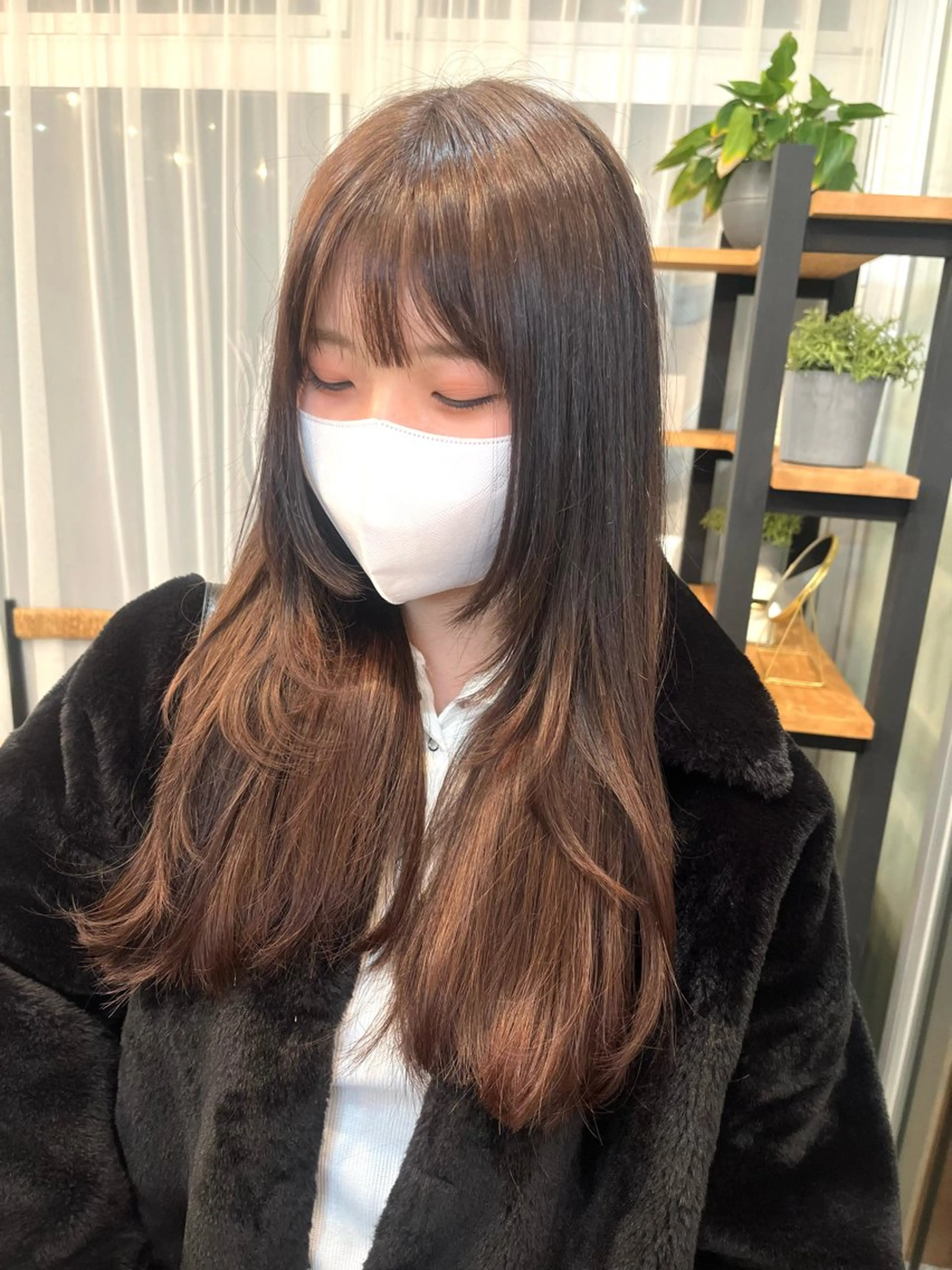 ロング 岩井 駿のヘアスタイル