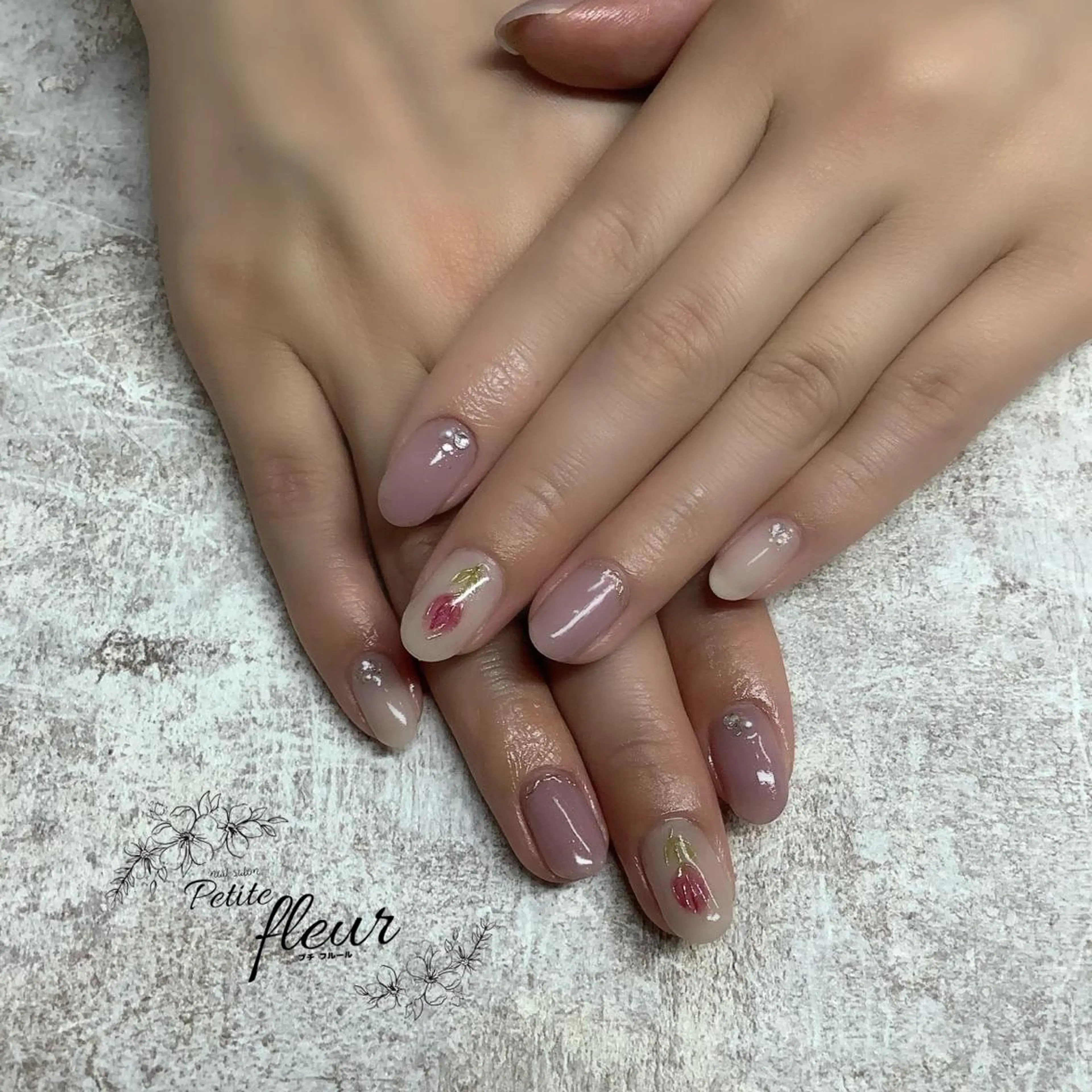 ネイル ❁⃘*。Petite fleur❁⃘*りさのネイルデザイン