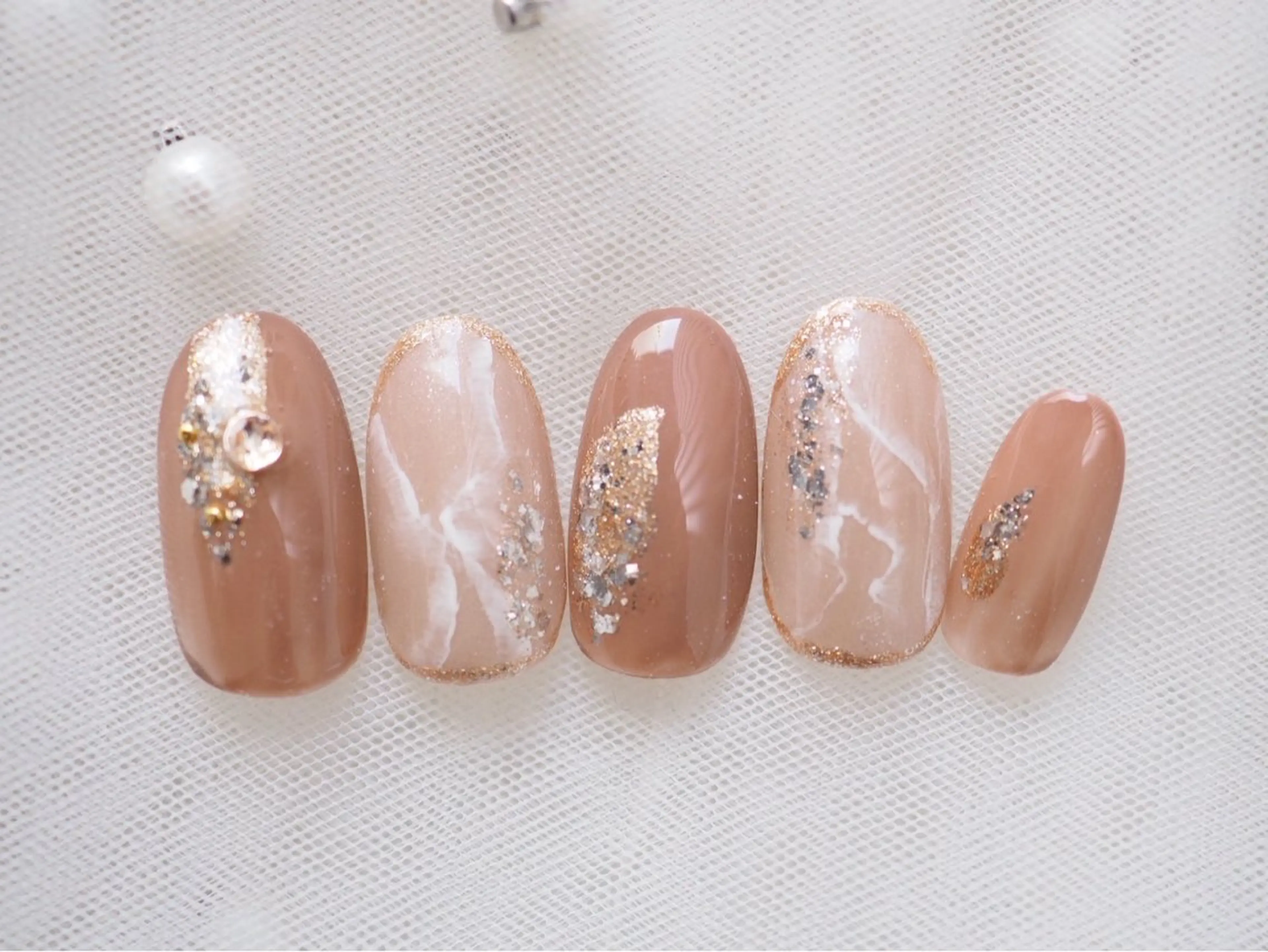 ネイル ハンドネイル トップネイリスト Ribbon立川店のネイルデザイン