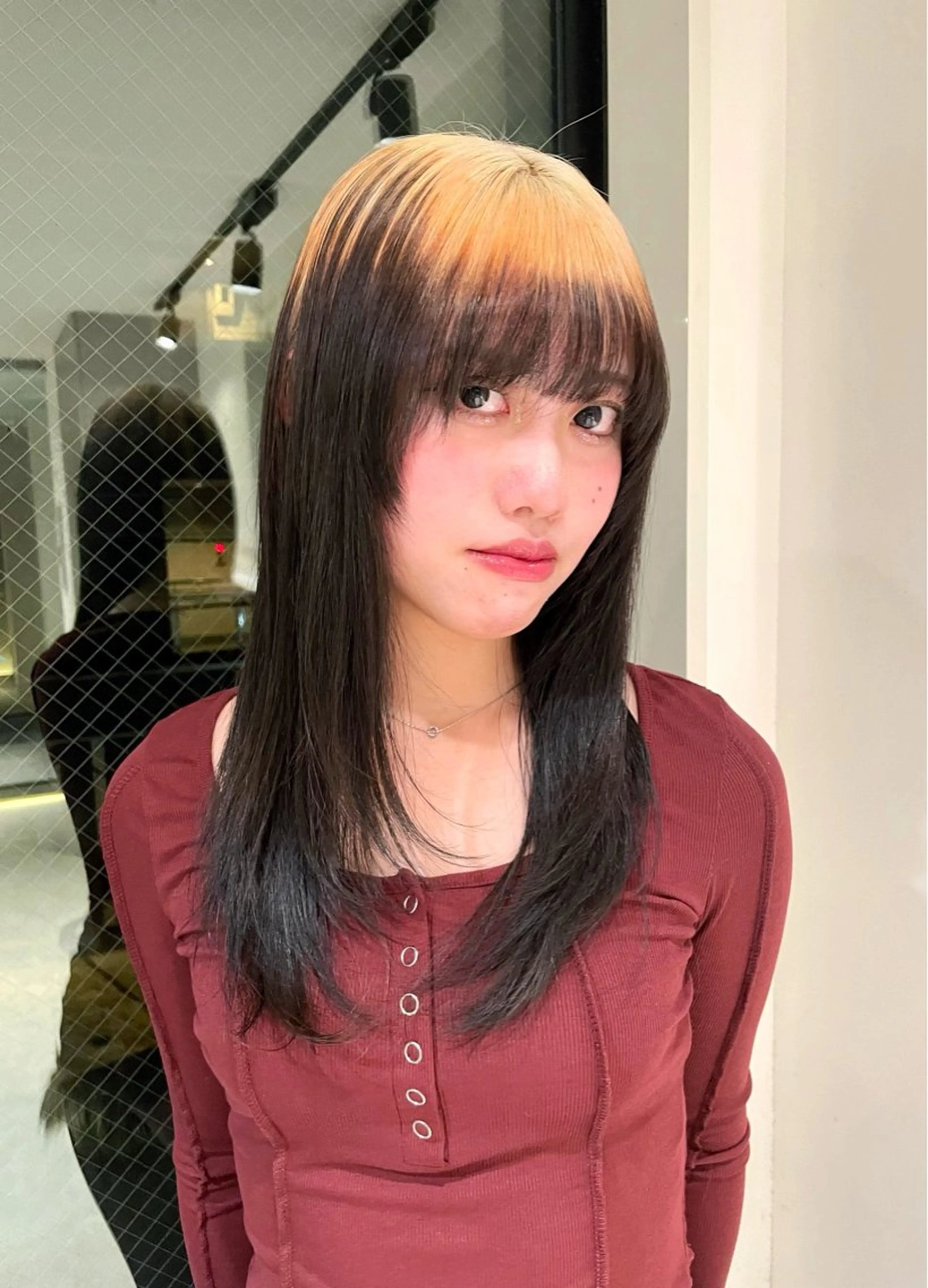 ロング GO TODAY SHAiRE SALON 原宿本店所属・REINA/ブリーチ /ハイトーン/原宿のヘアスタイル