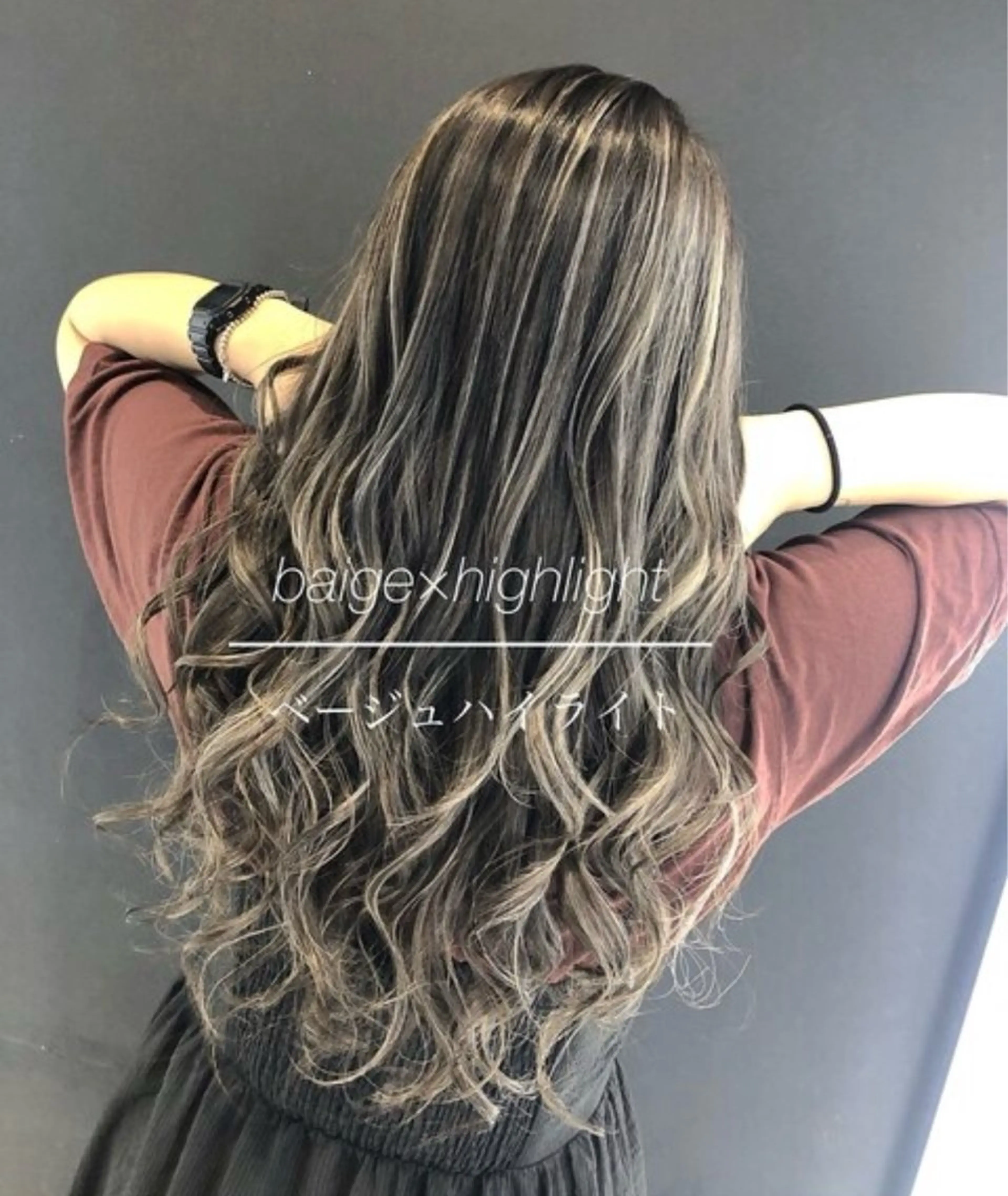 ロング カラー ヘアカラー ももか bAteAuのヘアスタイル