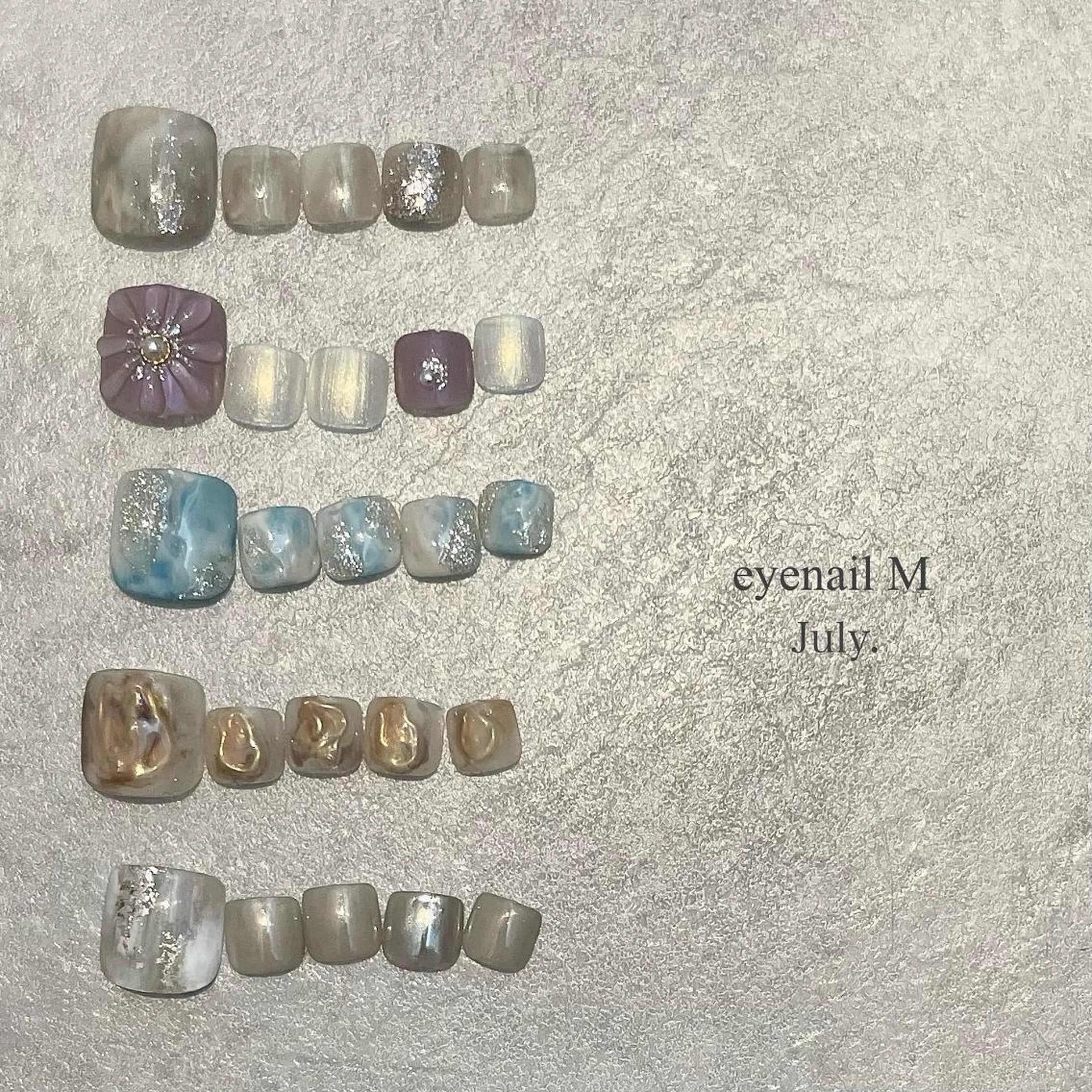 ネイル フットネイル miki 🌿のネイルデザイン