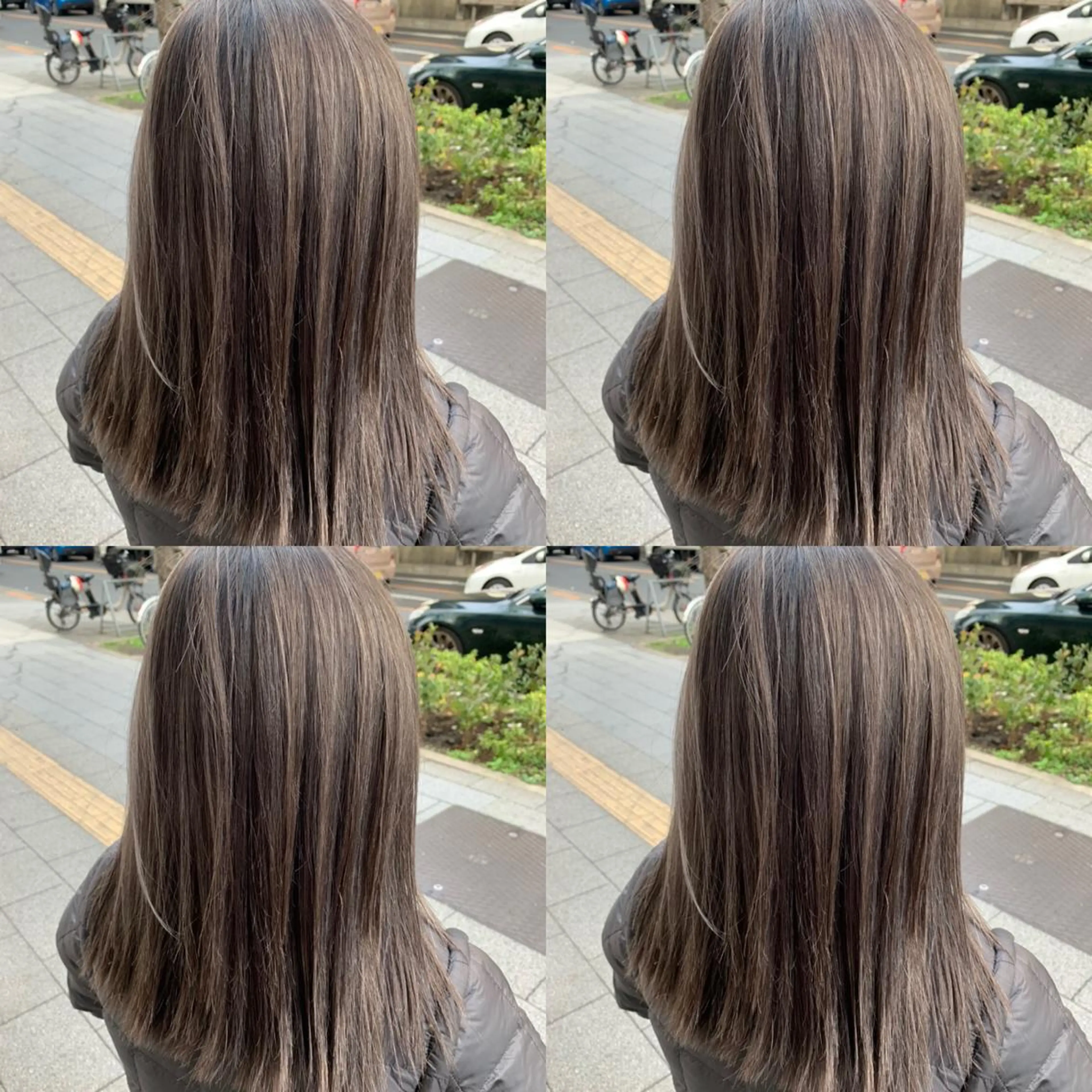 ミディアム ハイライト ✨髪質改善✖︎韓国 レイヤー✨ナカムラのヘアスタイル