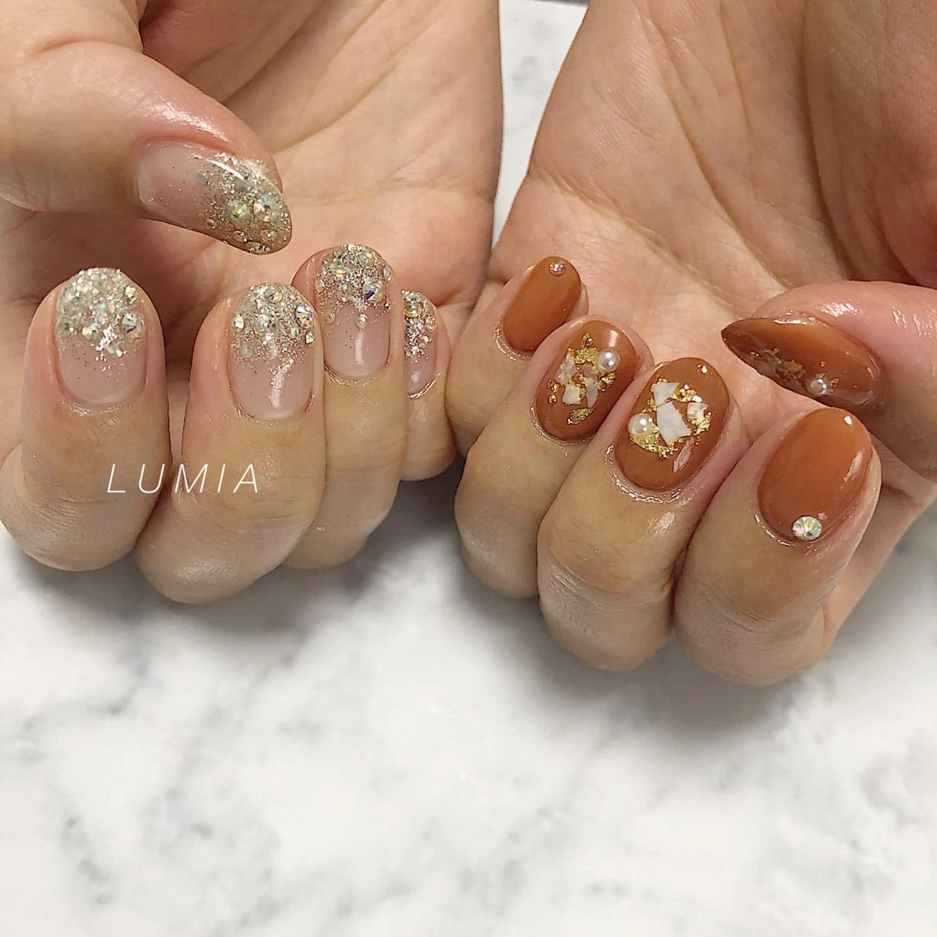 ネイル nail&eyelash Rine所属・Rine 放出 (リネ)のネイルデザイン