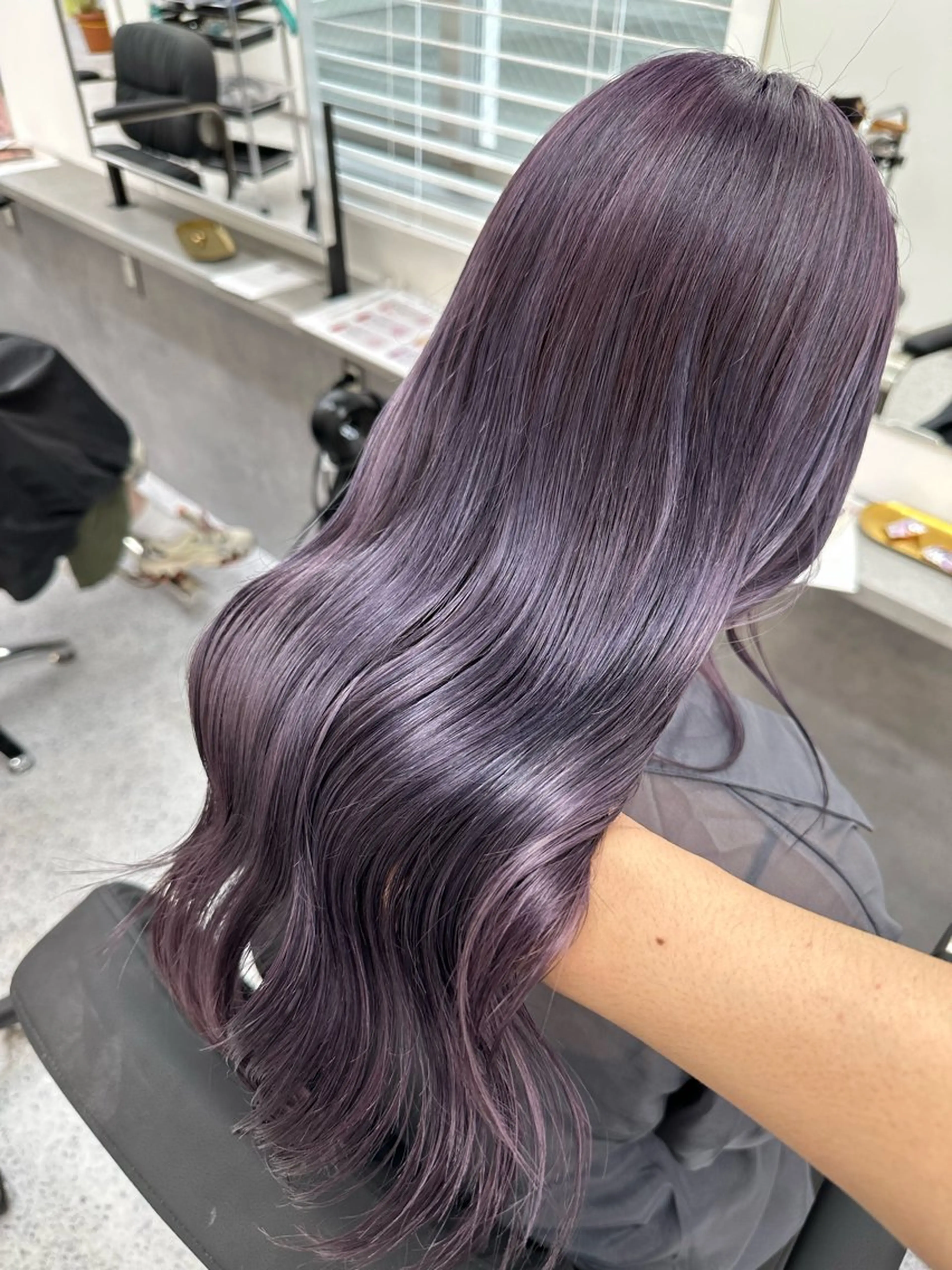 ロング カラー ヘアアレンジ ヘアカラー トリートメント 久米 治仁のヘアスタイル