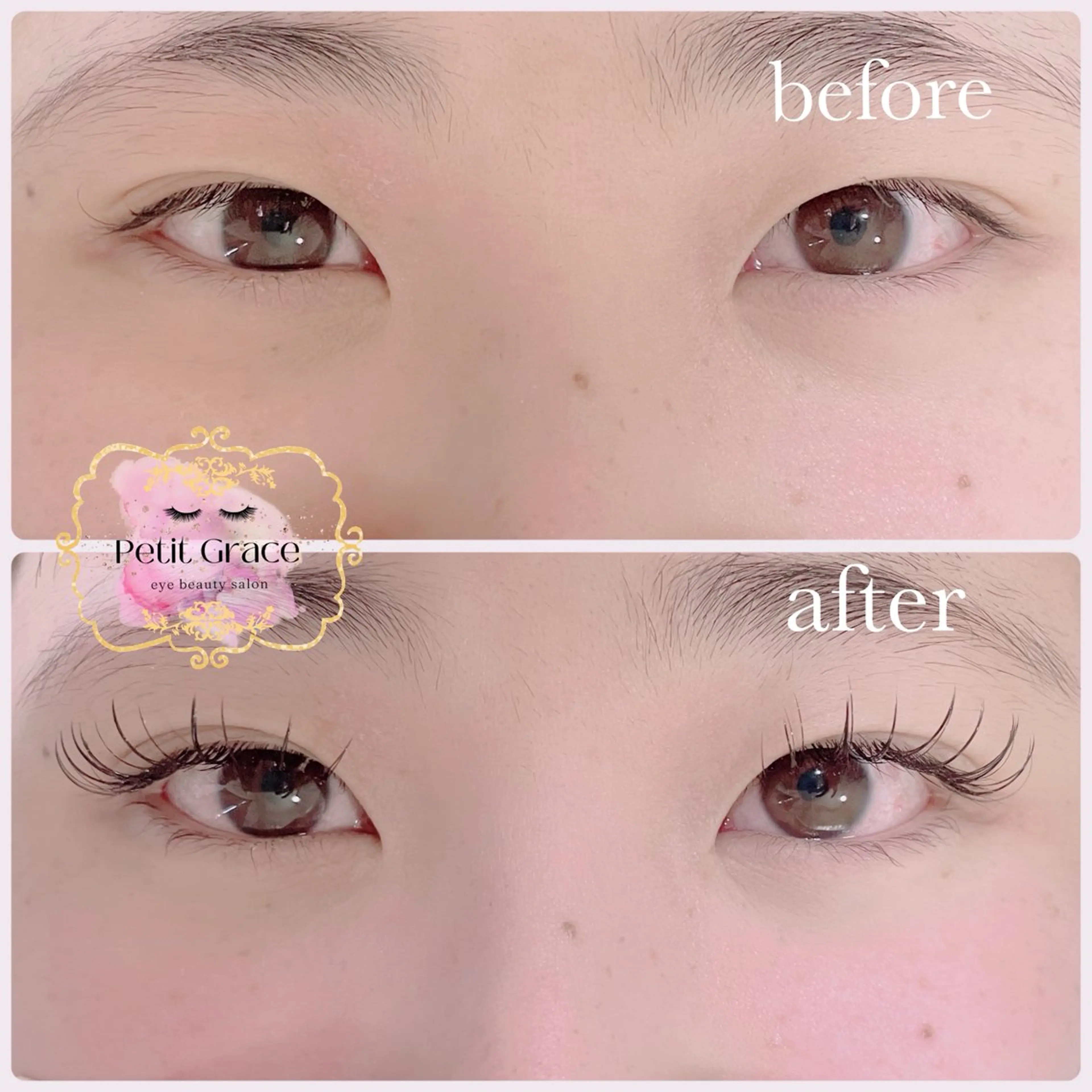 マツエク・マツパ フラットラッシュ Petit graceのマツエク・マツパデザイン