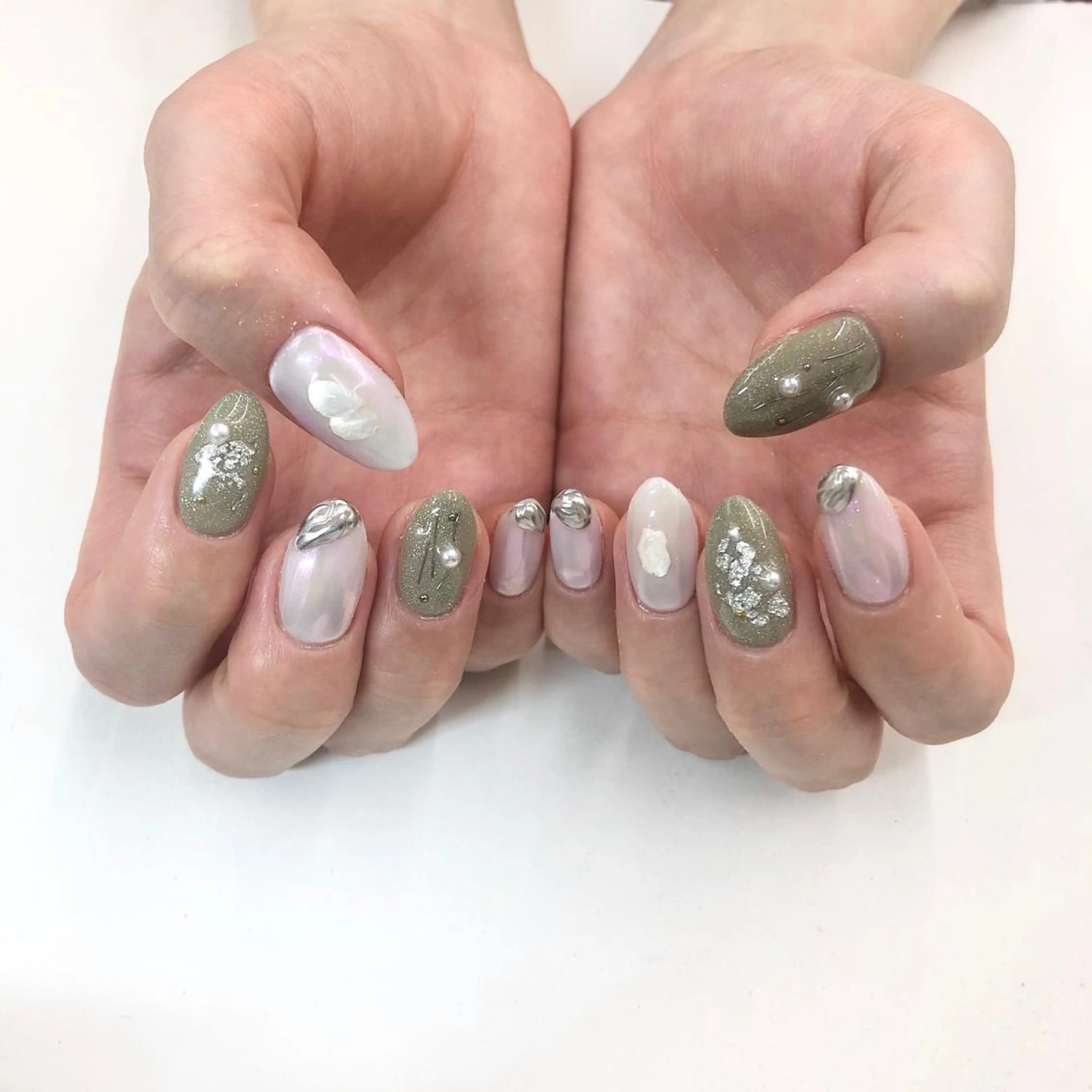 ネイル ニュアンスネイル 🎀AYAKO 🎀中韓ネイルのネイルデザイン