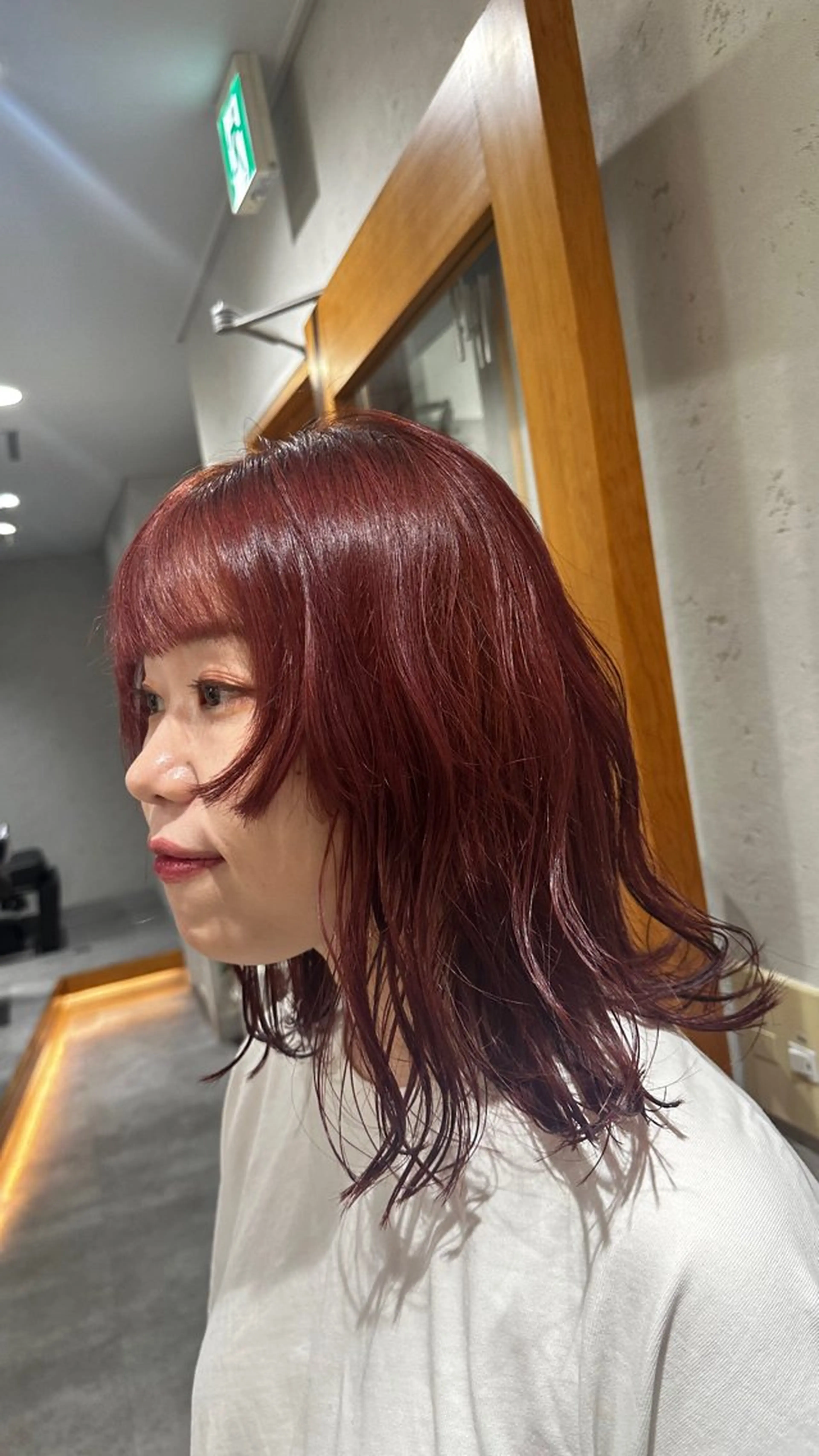 セミロング カラー カット ヘアカラー トリートメント JOS所属・上野ハイトーン/デ ザイン✂︎touiのヘアスタイル