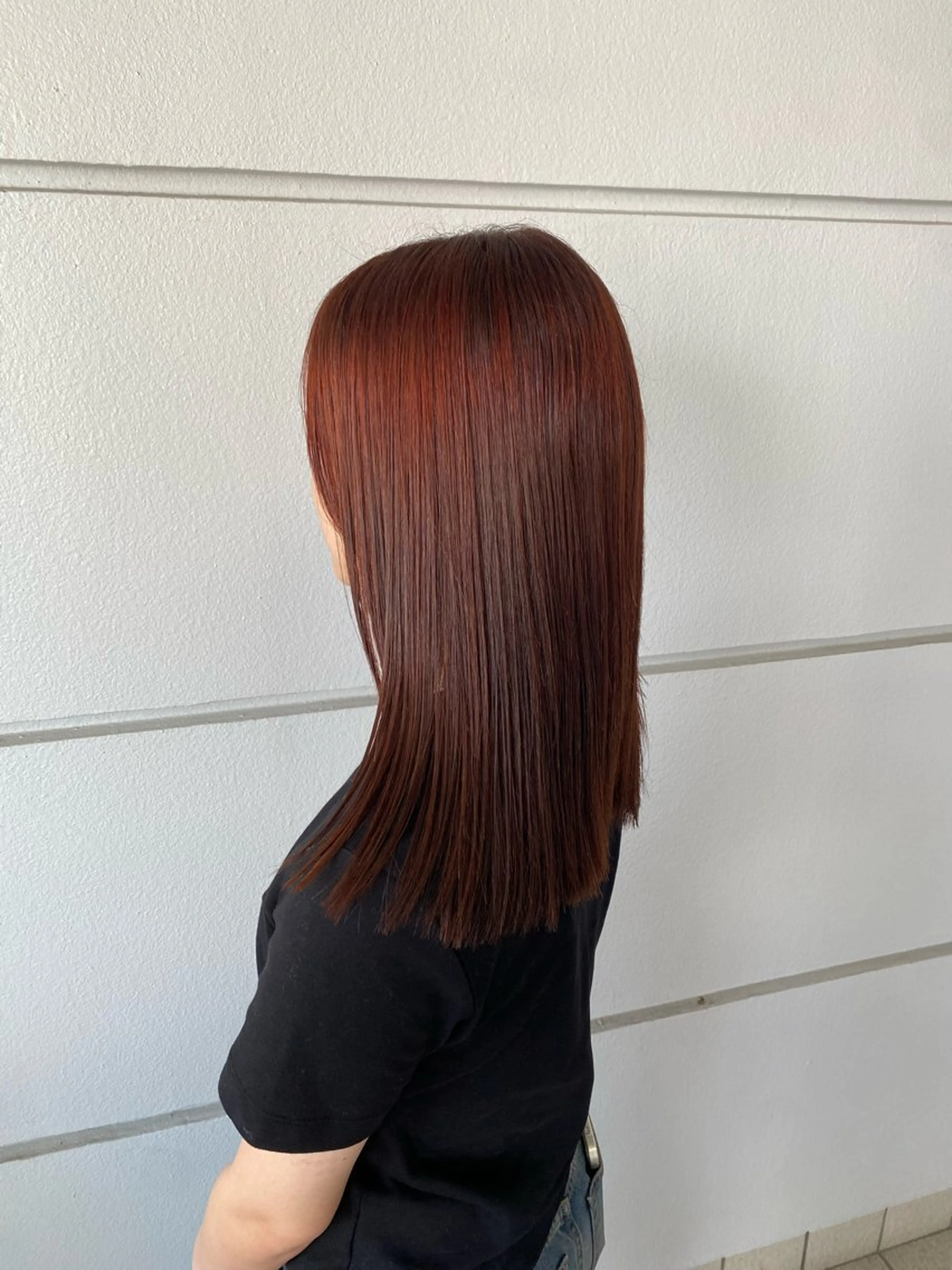 ミディアム カラー カット ヘアカラー トリートメント 髪質改善特化🥣🫧 天神美容室のヘアスタイル