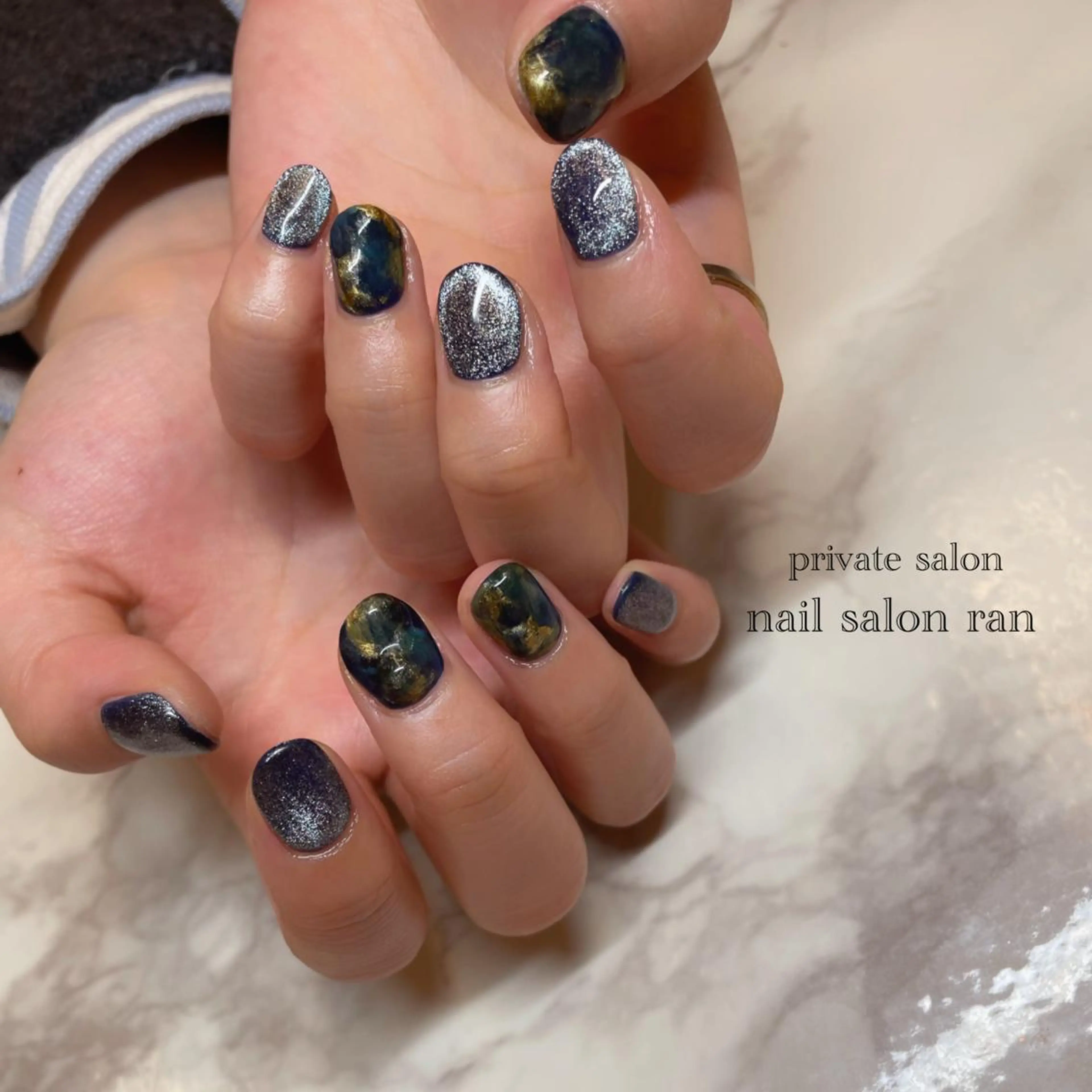 ネイル 持ち込み nailsalon ranのネイルデザイン