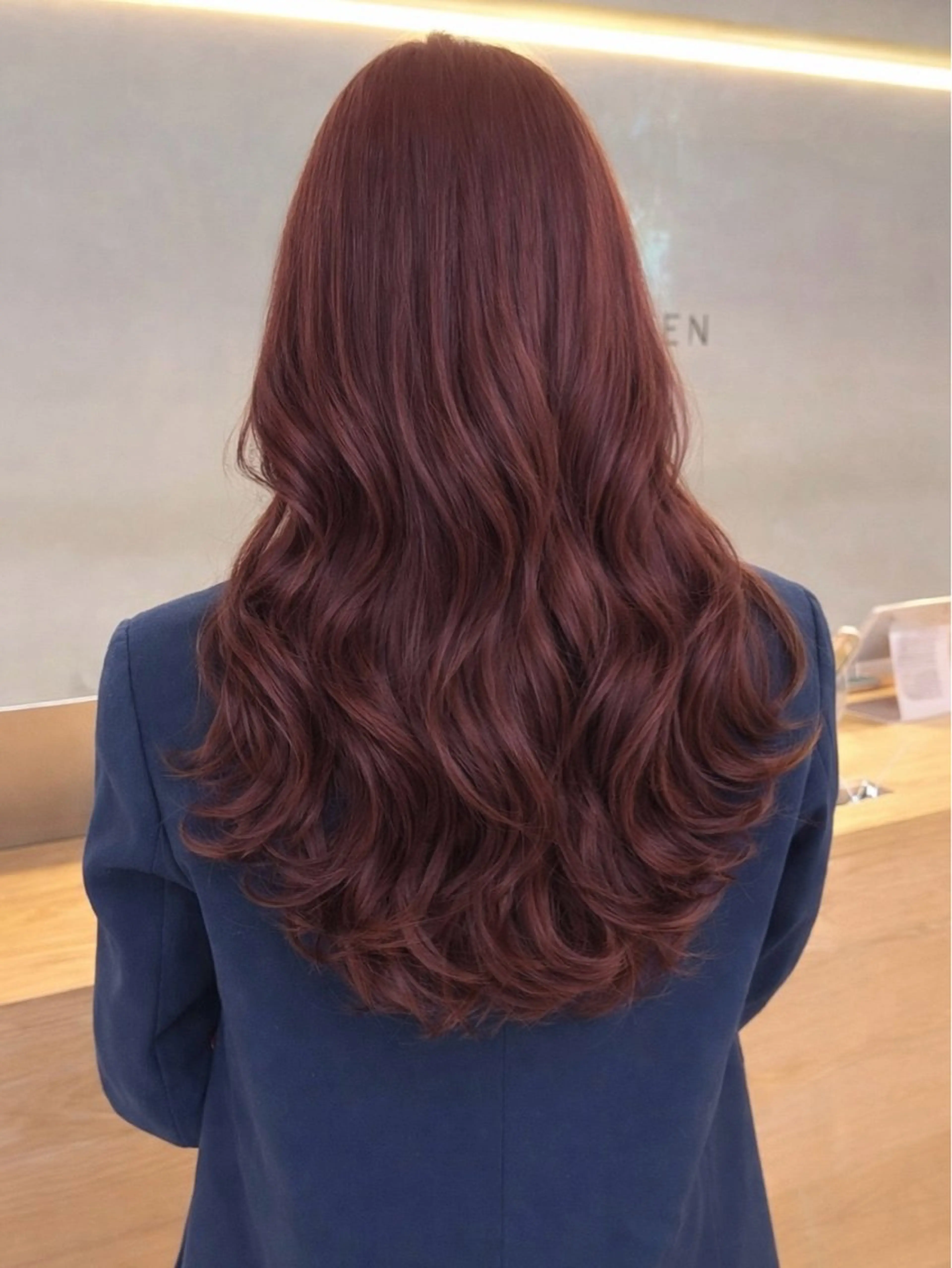 ロング カラー カット ヘアカラー トリートメント レイヤーカット/暖色 カラー/mao🎀のヘアスタイル