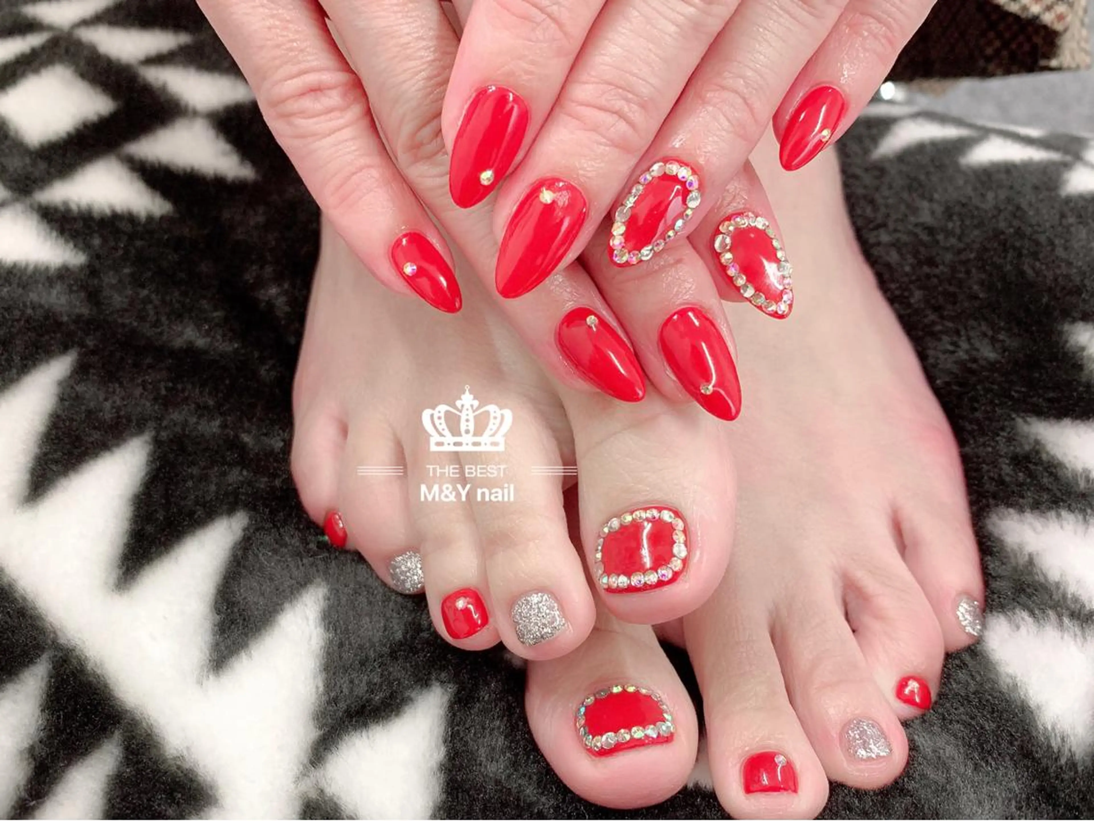ネイル ハンドネイル フットネイル M&Y NailSalonのネイルデザイン