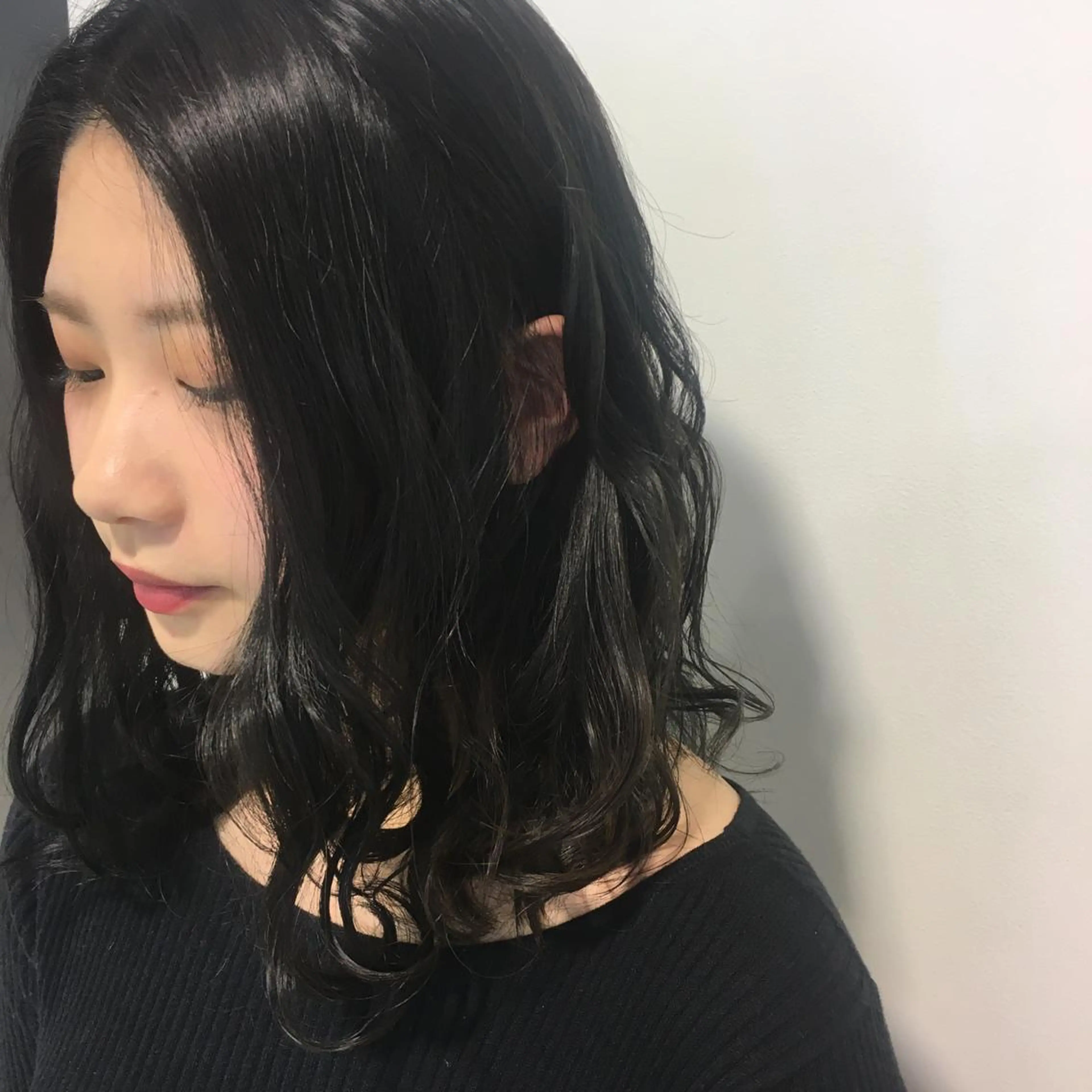 セミロング カラー 🪽似合わせカラー RENA.🪽🩶のヘアスタイル